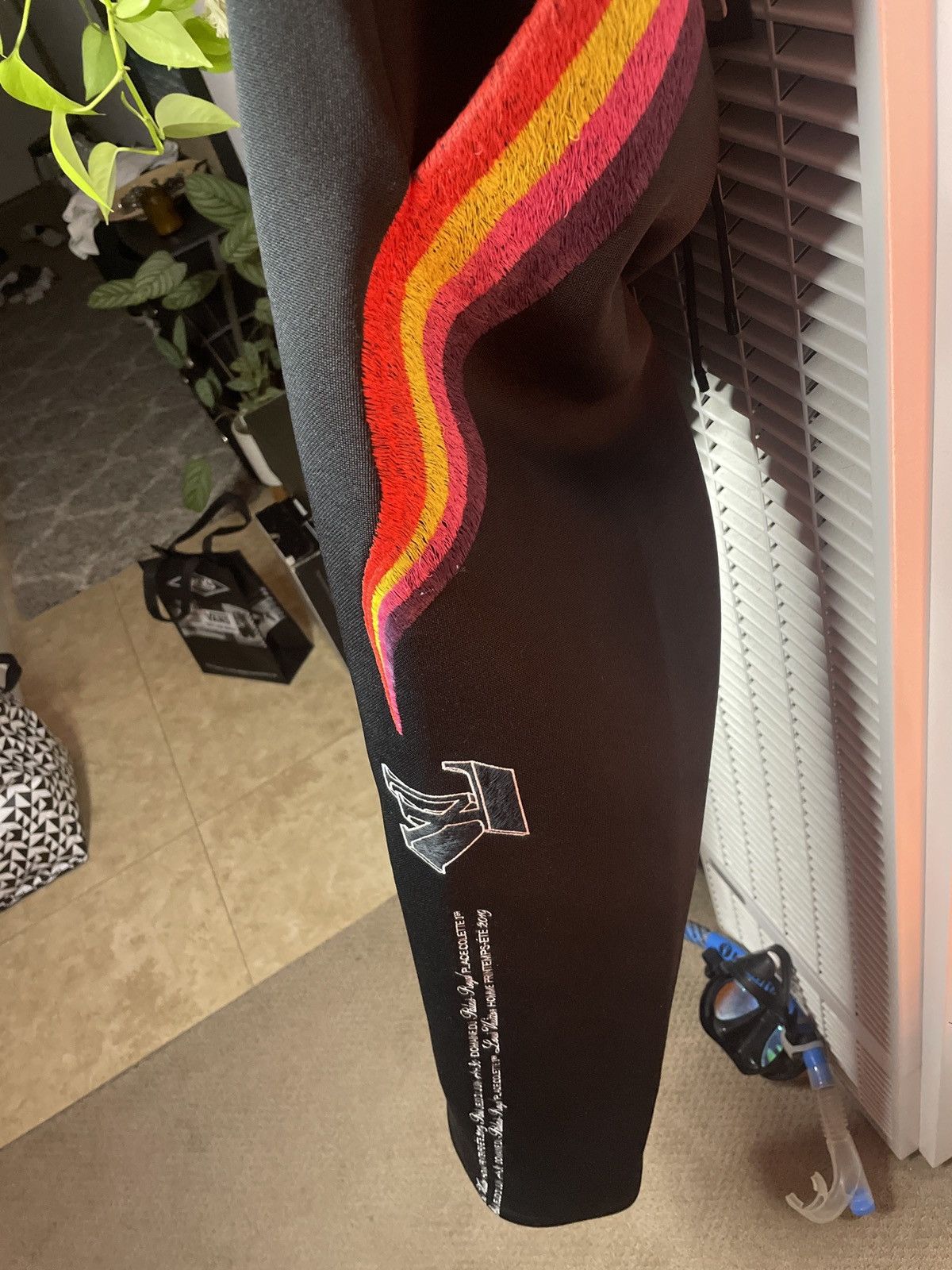 Louis Vuitton Louis Vuitton Virgil Rainbow LV Logo Embroidered Track Pants Size US 32 / EU 48 - 3 Thumbnail