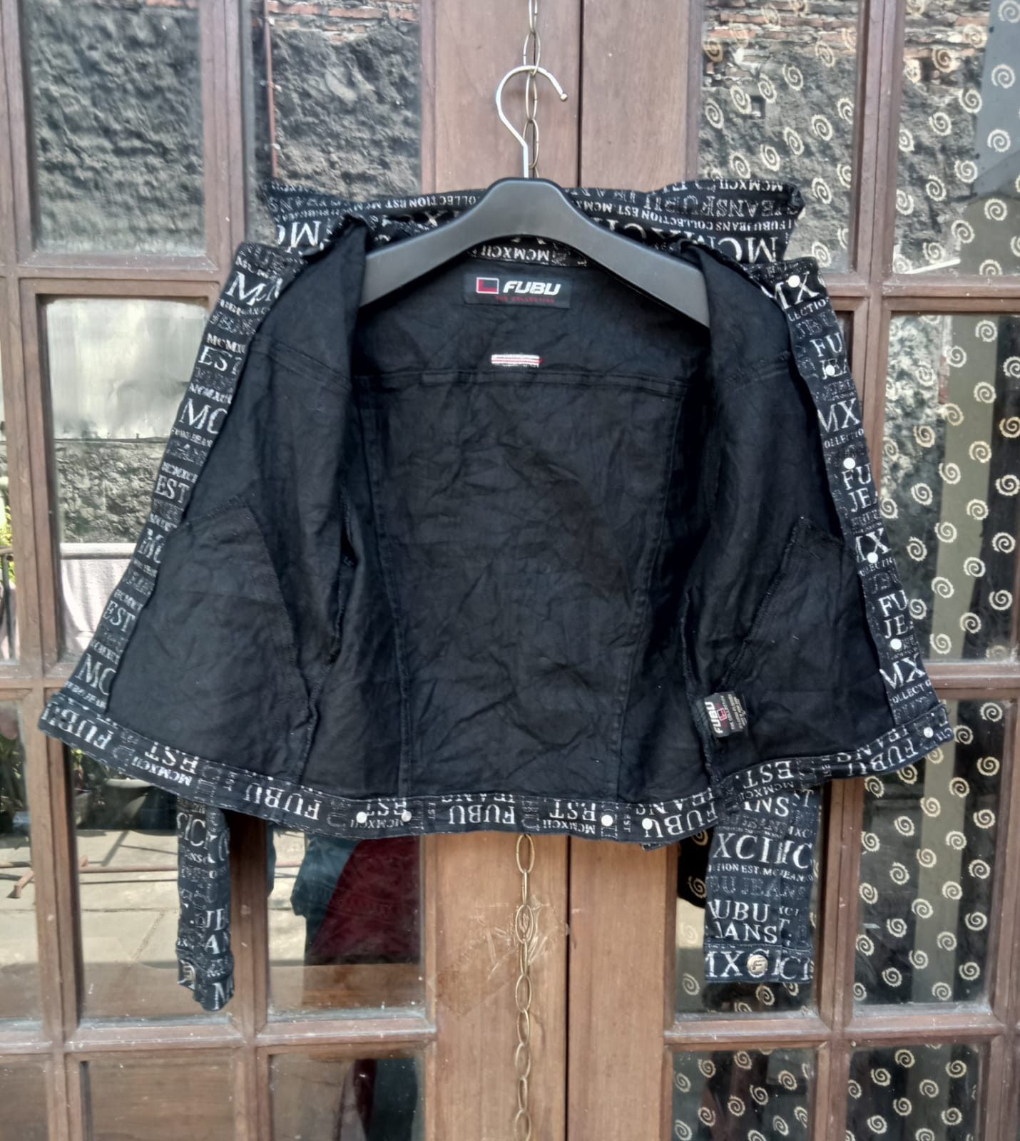 Fubu Womens Denim Jacket FUBU The collection MCMXCII Overprint Size M / US 6-8 / IT 42-44 - 5 Thumbnail