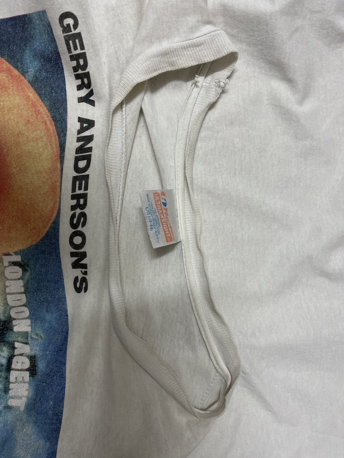 Hanes × Vintage VINTAGE GERRY ANDERSON’S THUNDERBIRDS PHOTO TEE VERY RARE Size US L / EU 52-54 / 3 - 9 Thumbnail