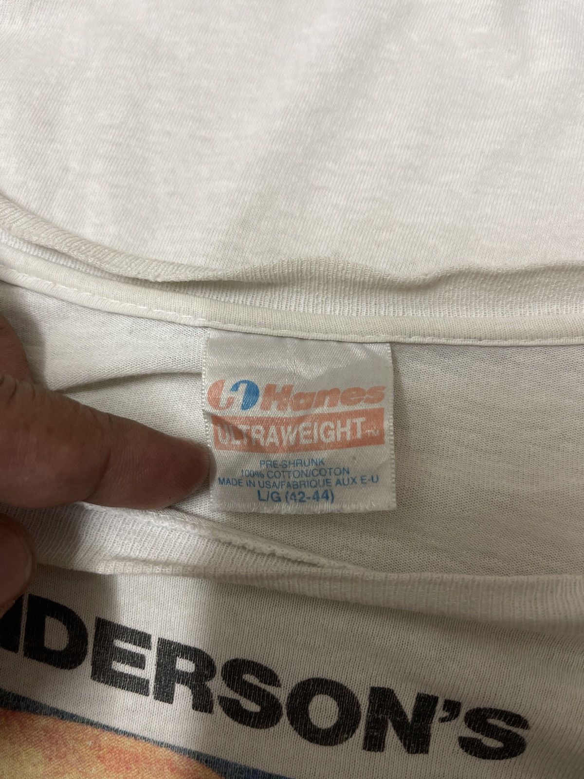 Hanes × Vintage VINTAGE GERRY ANDERSON’S THUNDERBIRDS PHOTO TEE VERY RARE Size US L / EU 52-54 / 3 - 10 Thumbnail