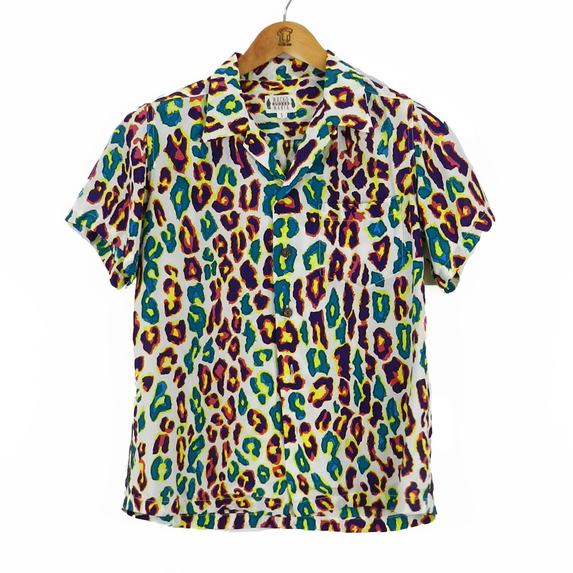 Image of Wacko Maria Animal Print Shirt, Men's (Size Small)