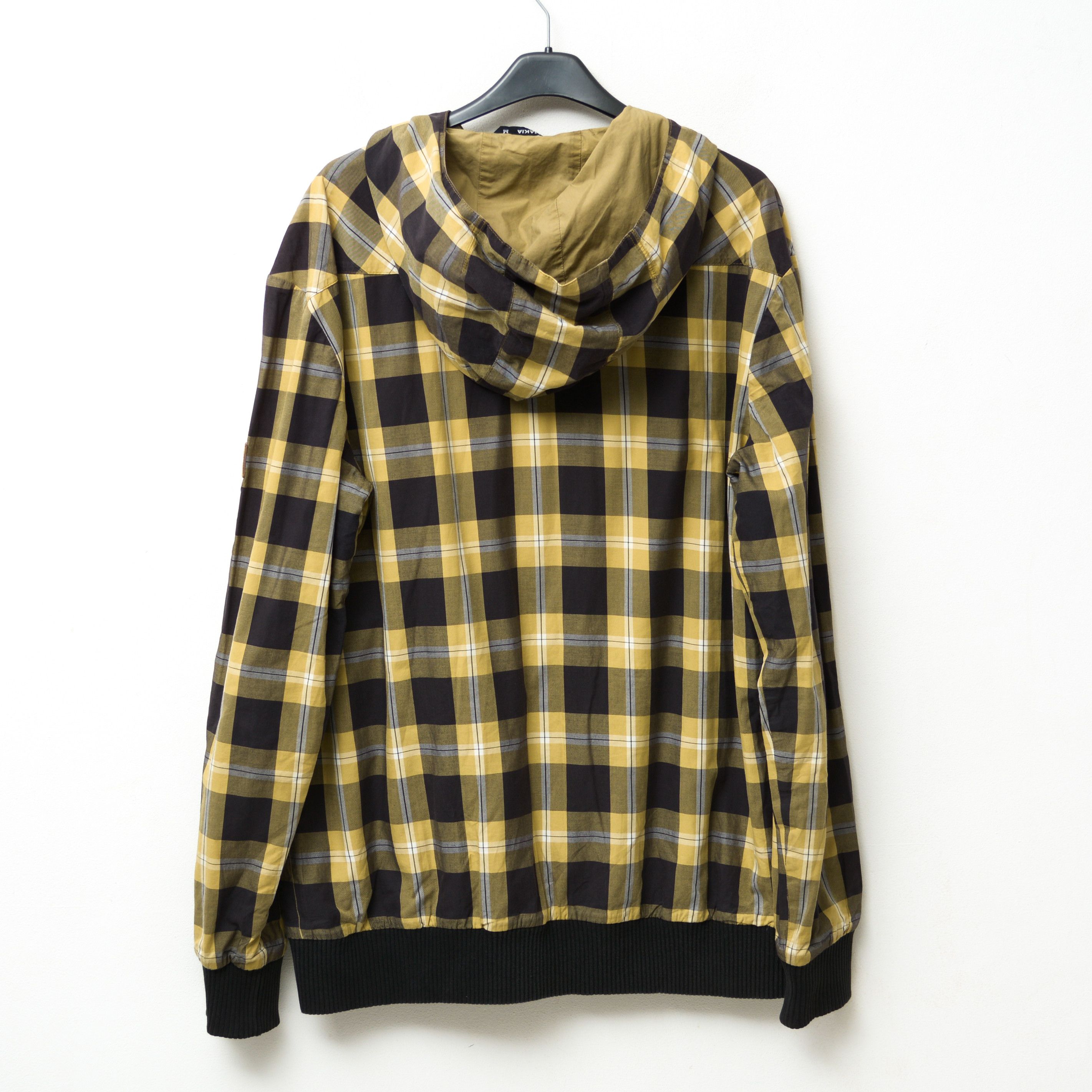 Makia Plaid Jacket Hooded Coat Windbreaker Check Cotton Hood Zip Size US M / EU 48-50 / 2 - 2 Thumbnail
