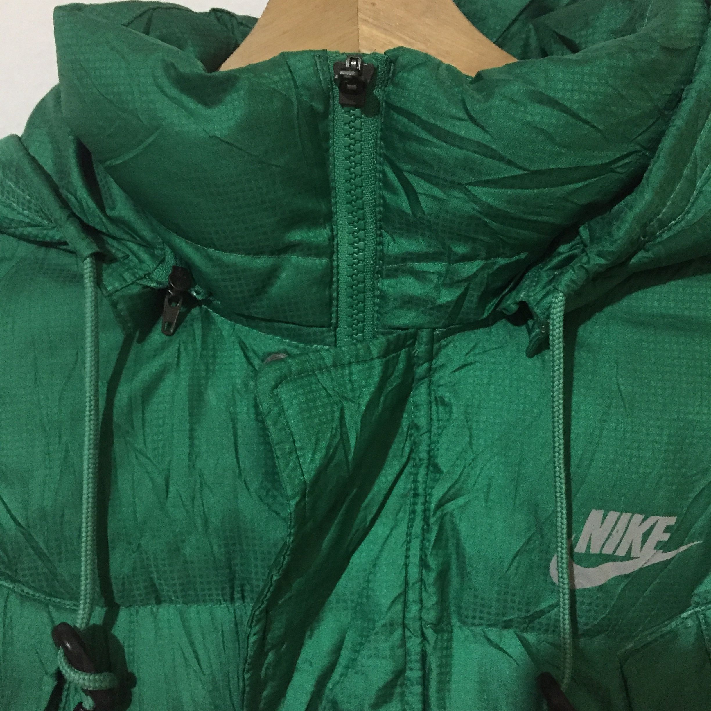 Japanese Brand Y2K Nike Puffer Jacket Hoodie Zipper Size US M / EU 48-50 / 2 - 14 Thumbnail