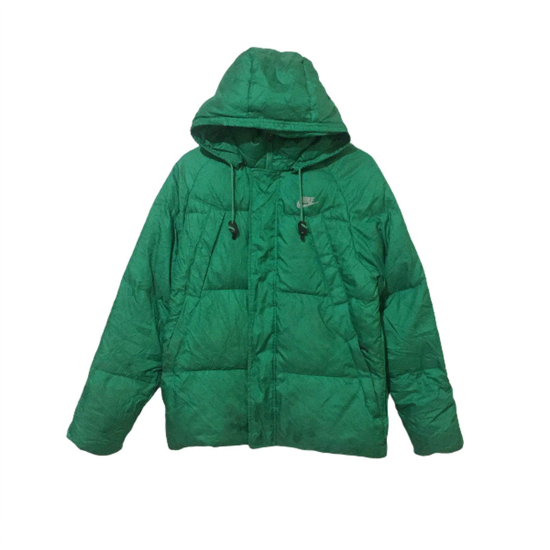 Japanese Brand Y2K Nike Puffer Jacket Hoodie Zipper Size US M / EU 48-50 / 2 - 1 Thumbnail