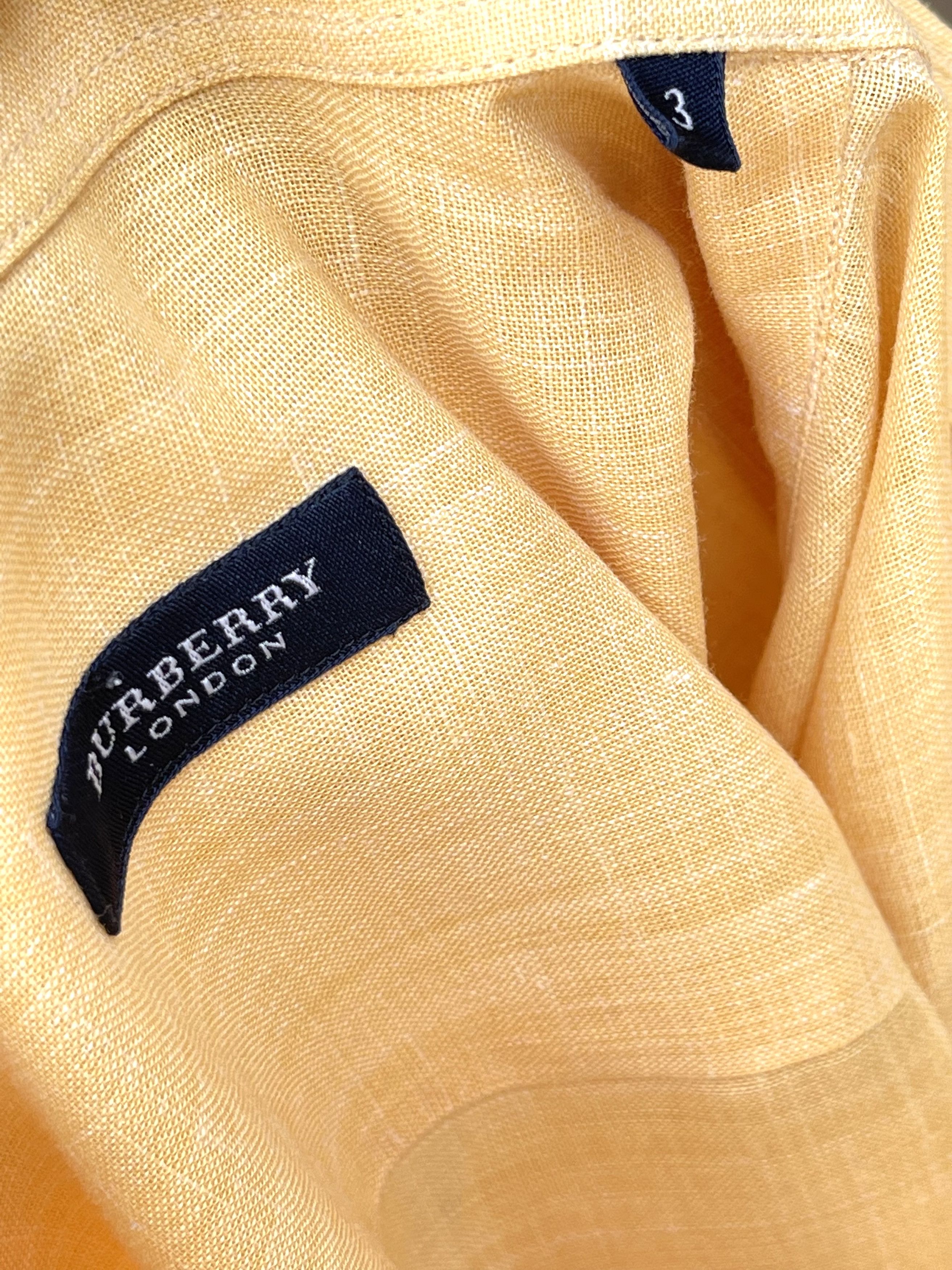 Burberry 🔥yellow Burberry summer shirt tshirt true size M Size US M / EU 48-50 / 2 - 5 Thumbnail
