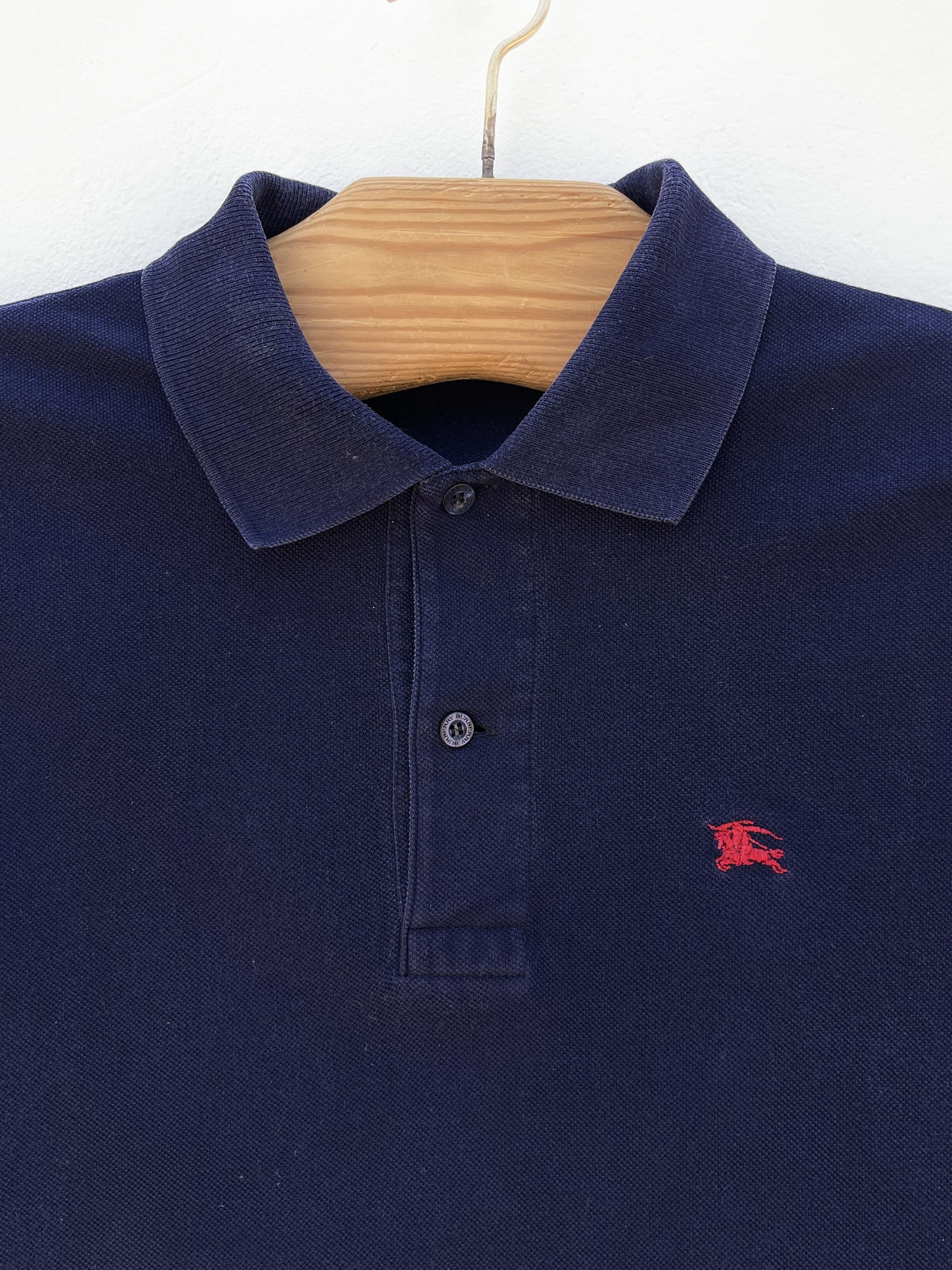 Burberry 🔥navy Burberry summer polo tshirt size L Size US L / EU 52-54 / 3 - 4 Thumbnail
