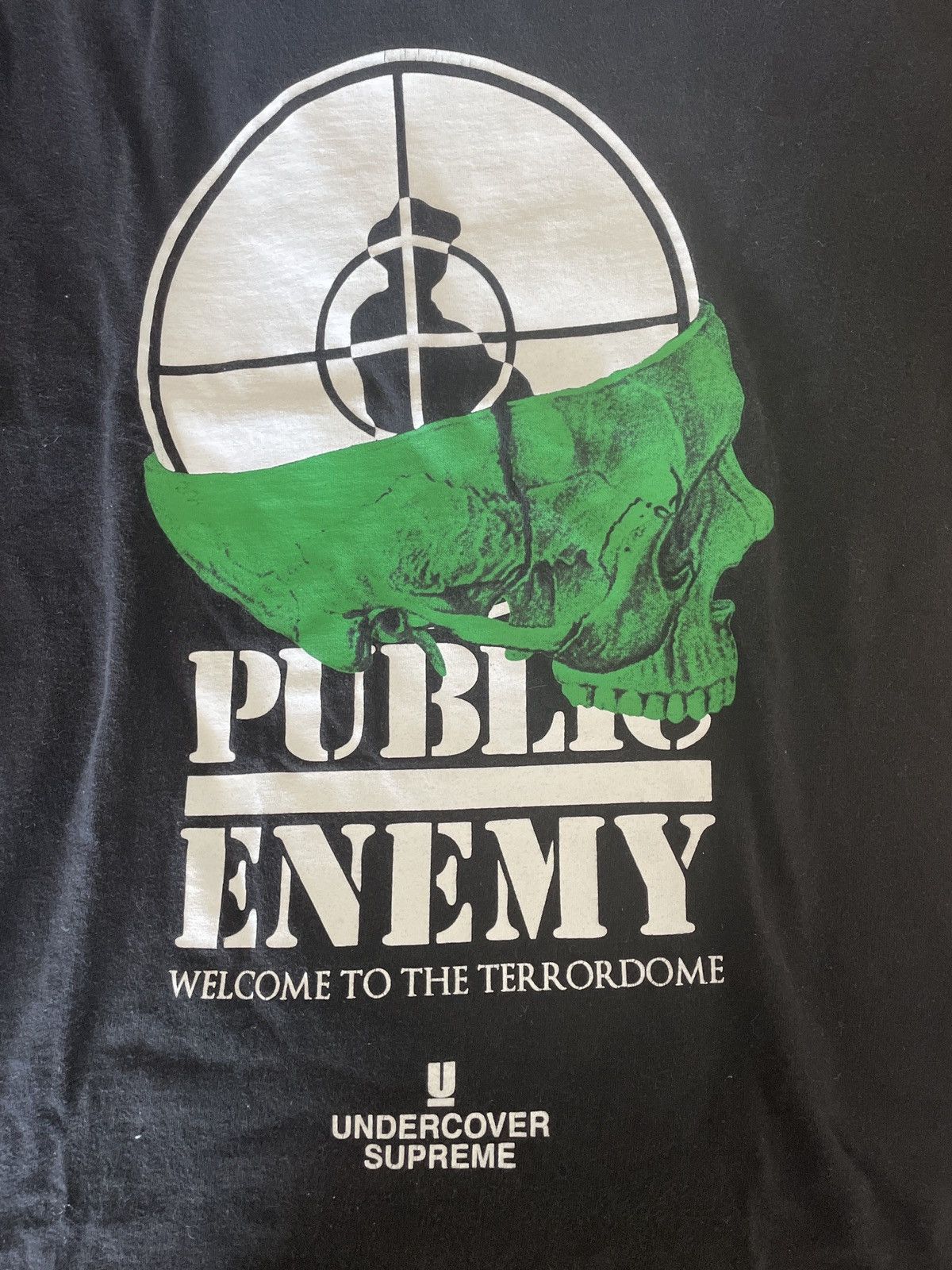 Supreme x Public Enemy Terrordome T shirt Tops