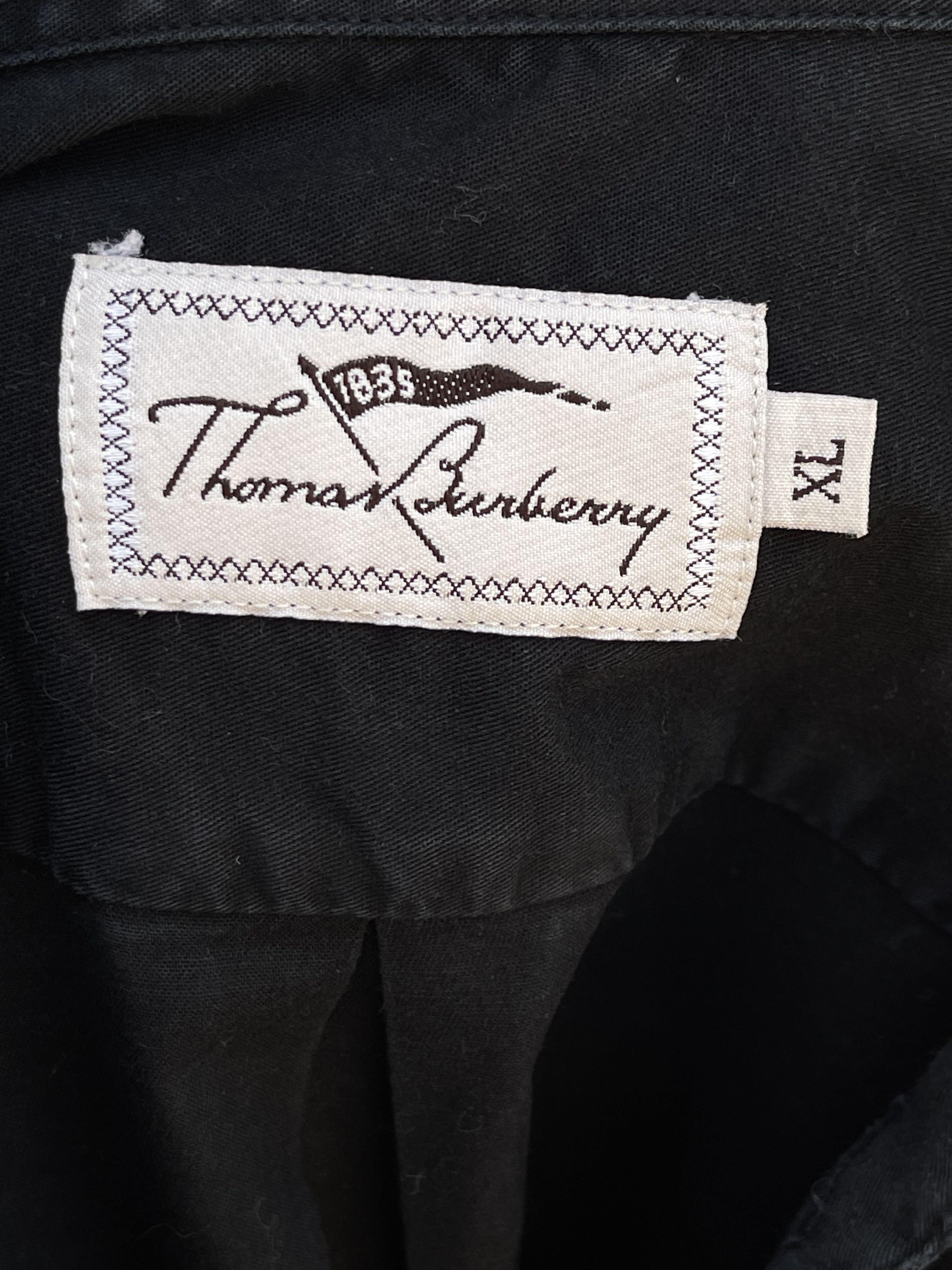 Burberry 🔥black TB Burberry shirt cotton size xl classic Size US XL / EU 56 / 4 - 6 Thumbnail