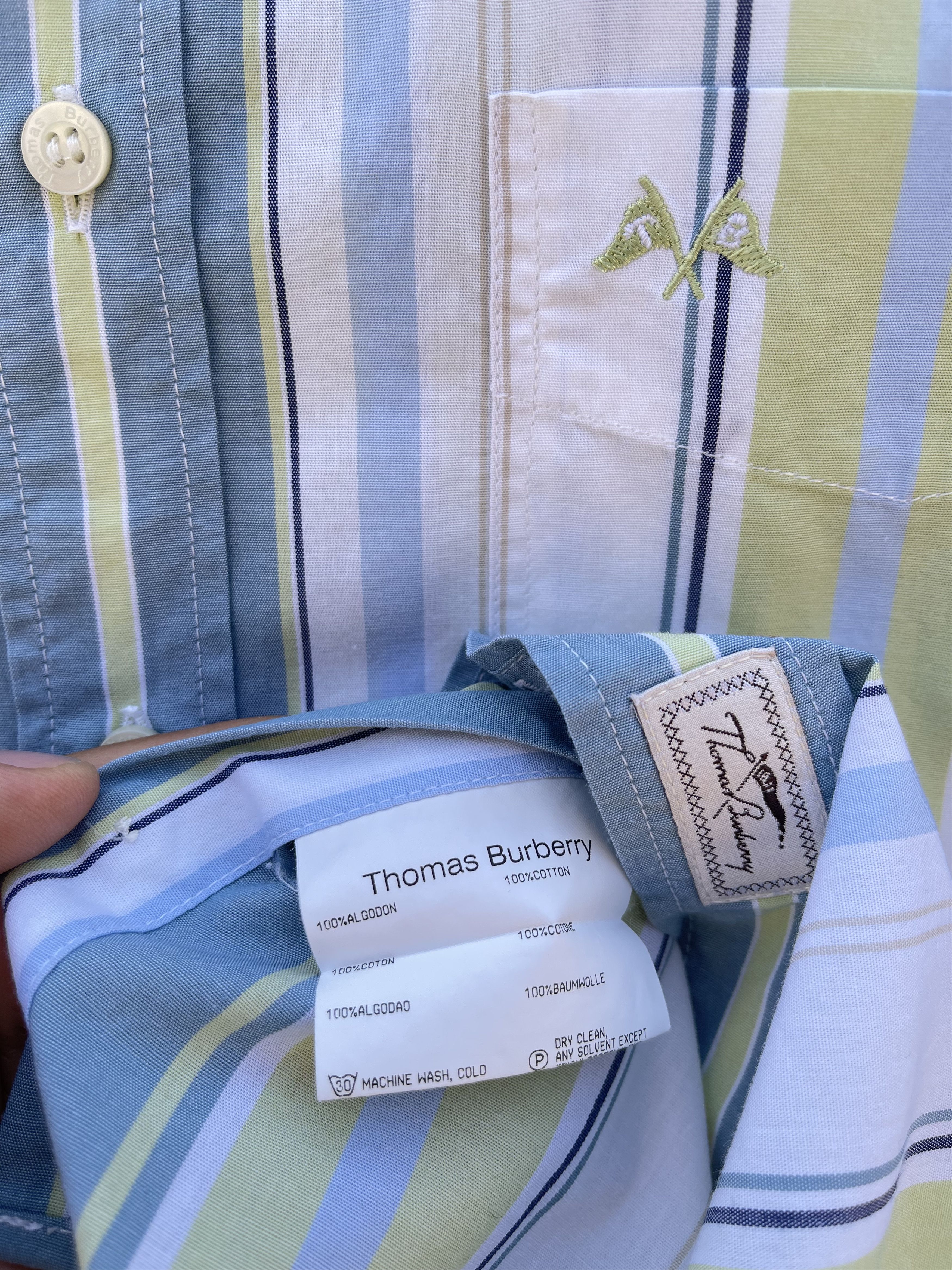 Burberry 🔥short sleeve tshirt striped TB Burberry shirt summer Size US M / EU 48-50 / 2 - 5 Thumbnail