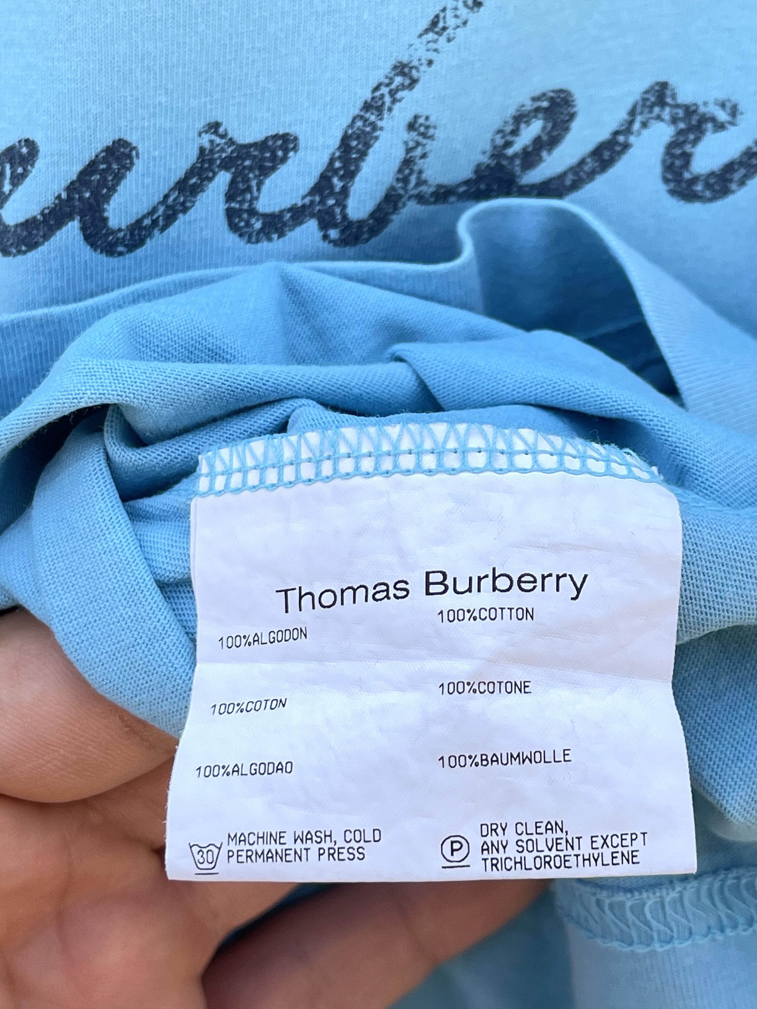 Burberry 🔥short sleeve tshirt Big logo TB Burberry shirt summer M Size US M / EU 48-50 / 2 - 4 Thumbnail