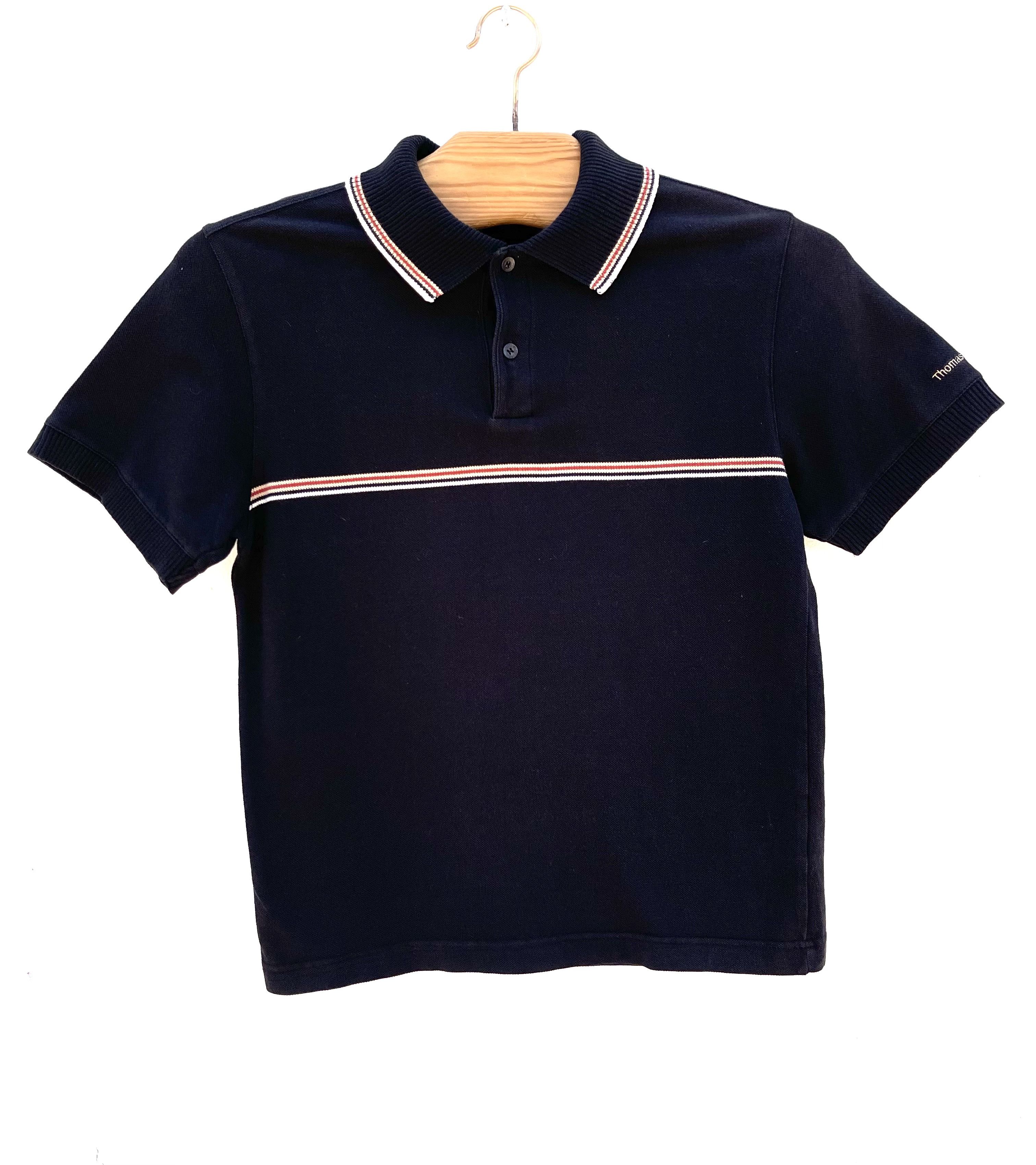 Burberry 🔥short sleeve black polo striped TB Burberry shirt summer Size US S / EU 44-46 / 1 - 1 Thumbnail