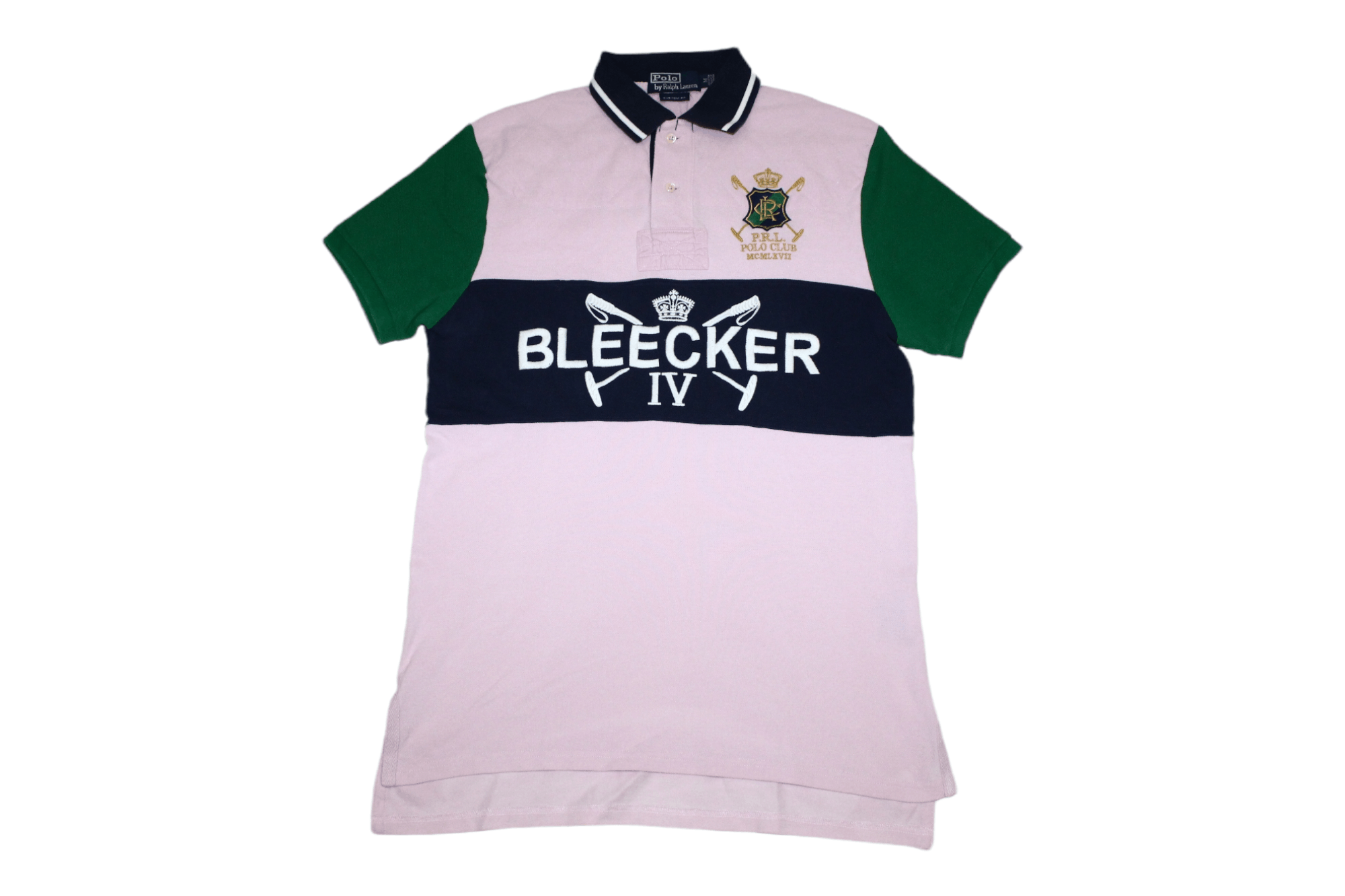 Polo Ralph Lauren 🔥Polo Ralph Lauren Bleeker IV Big Logo Colorblock Shirt Size US M / EU 48-50 / 2 - 1 Thumbnail