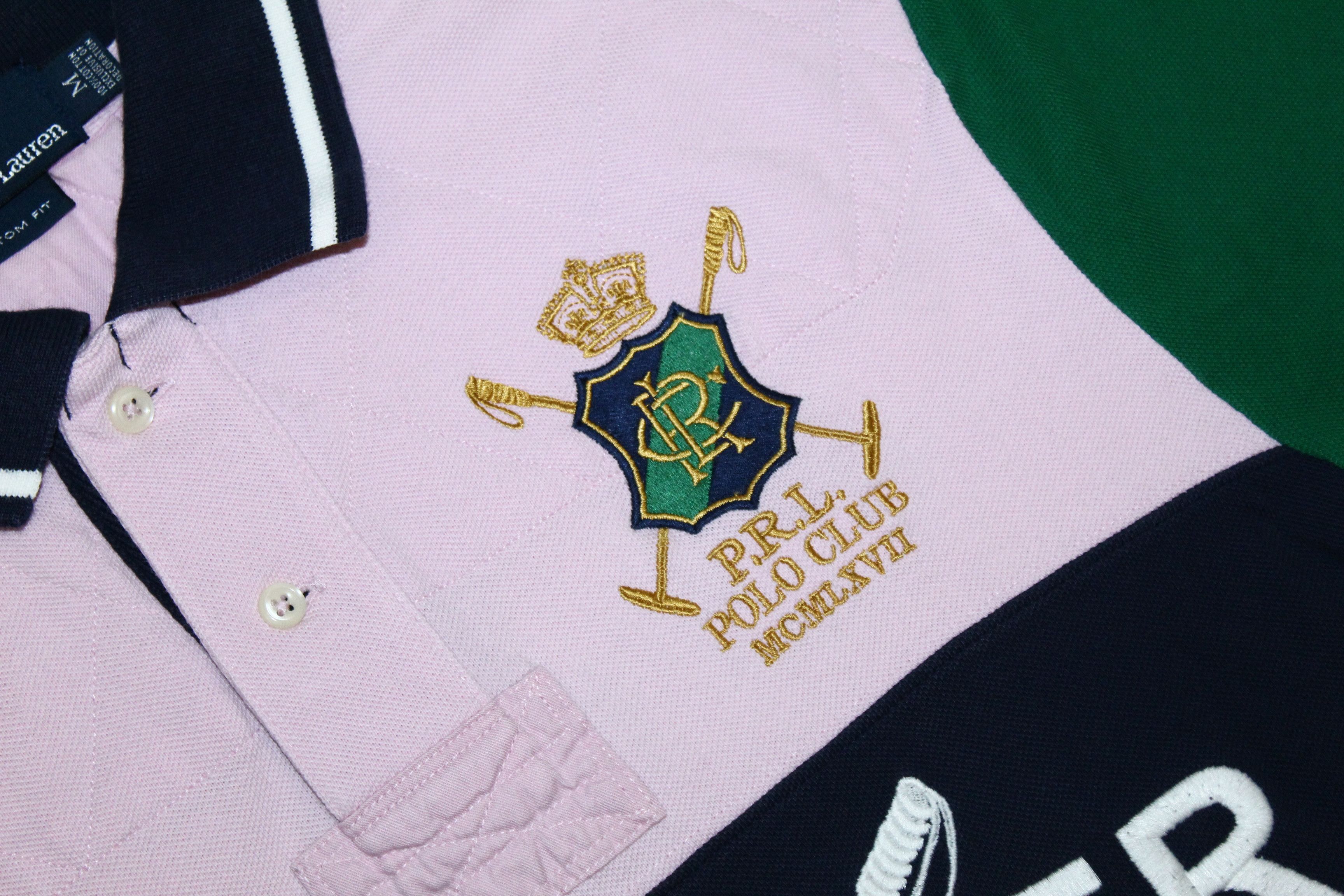 Polo Ralph Lauren 🔥Polo Ralph Lauren Bleeker IV Big Logo Colorblock Shirt Size US M / EU 48-50 / 2 - 4 Thumbnail