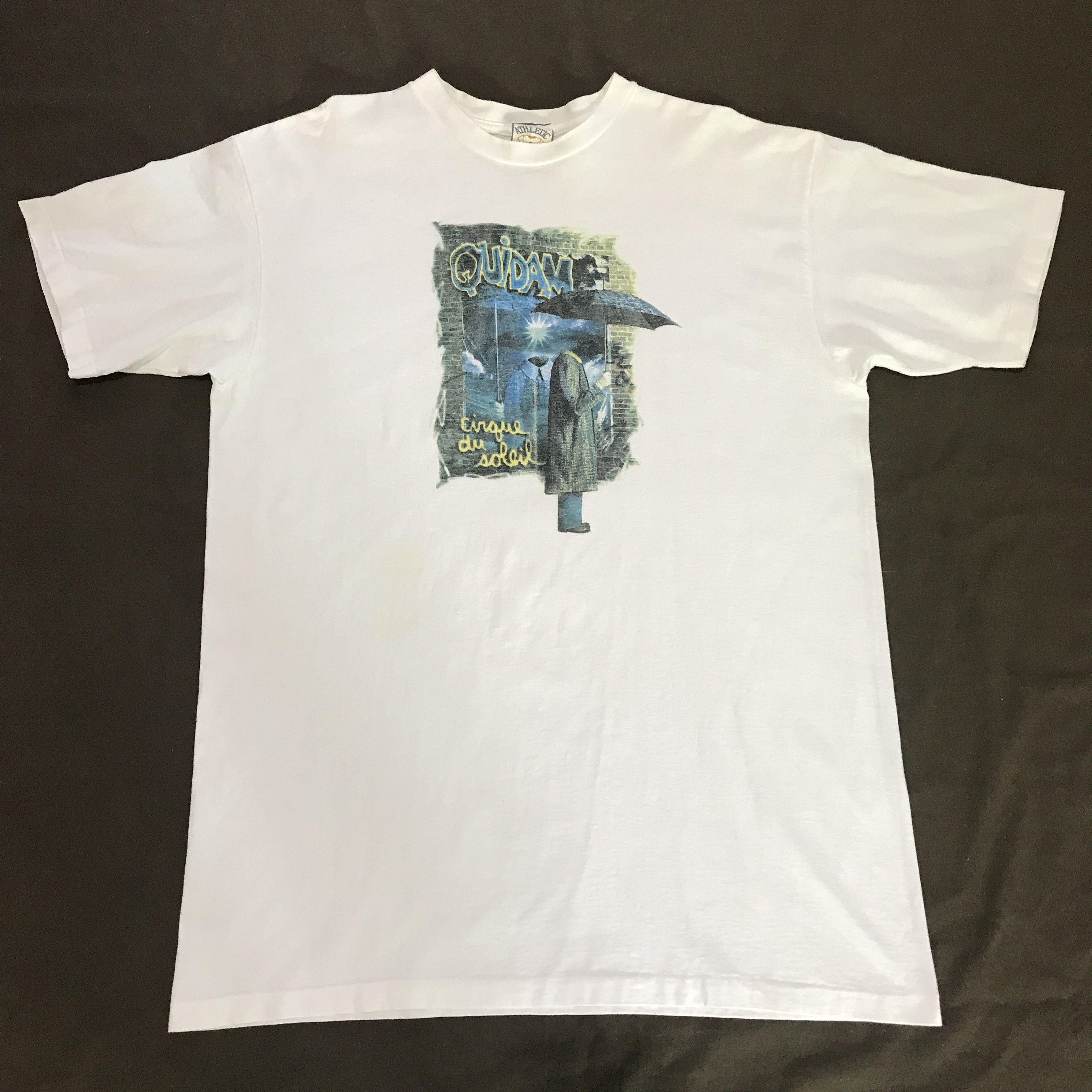 Vintage Vintage 90s Quidam Cirque Du Soleil circus Tee XL graphic Size US XL / EU 56 / 4 - 2 Thumbnail