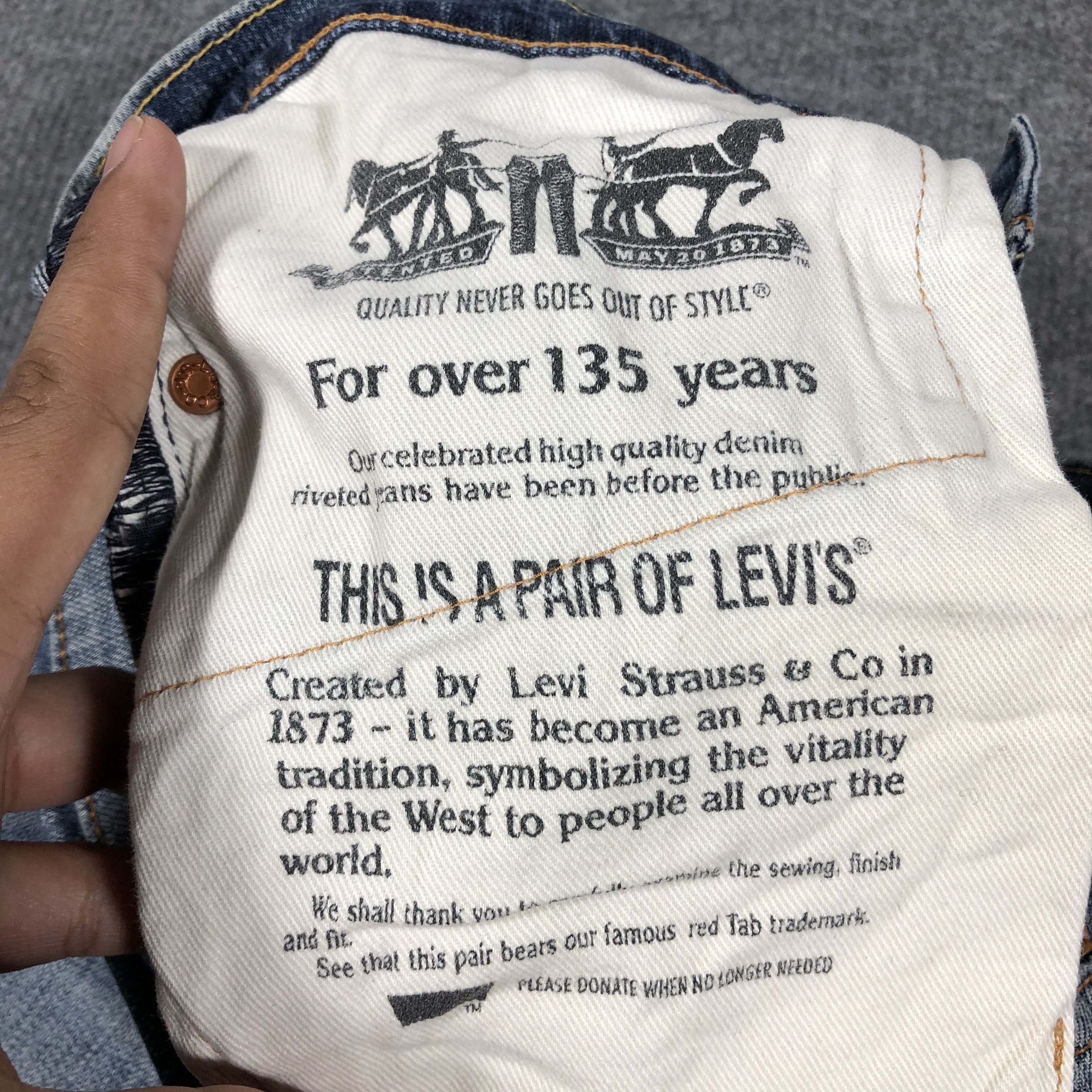 Levi's × Vintage Womens Vintage Levis 511 Wash Jeans Light Blue L1145W Size 30" / US 8 / IT 44 - 12 Thumbnail