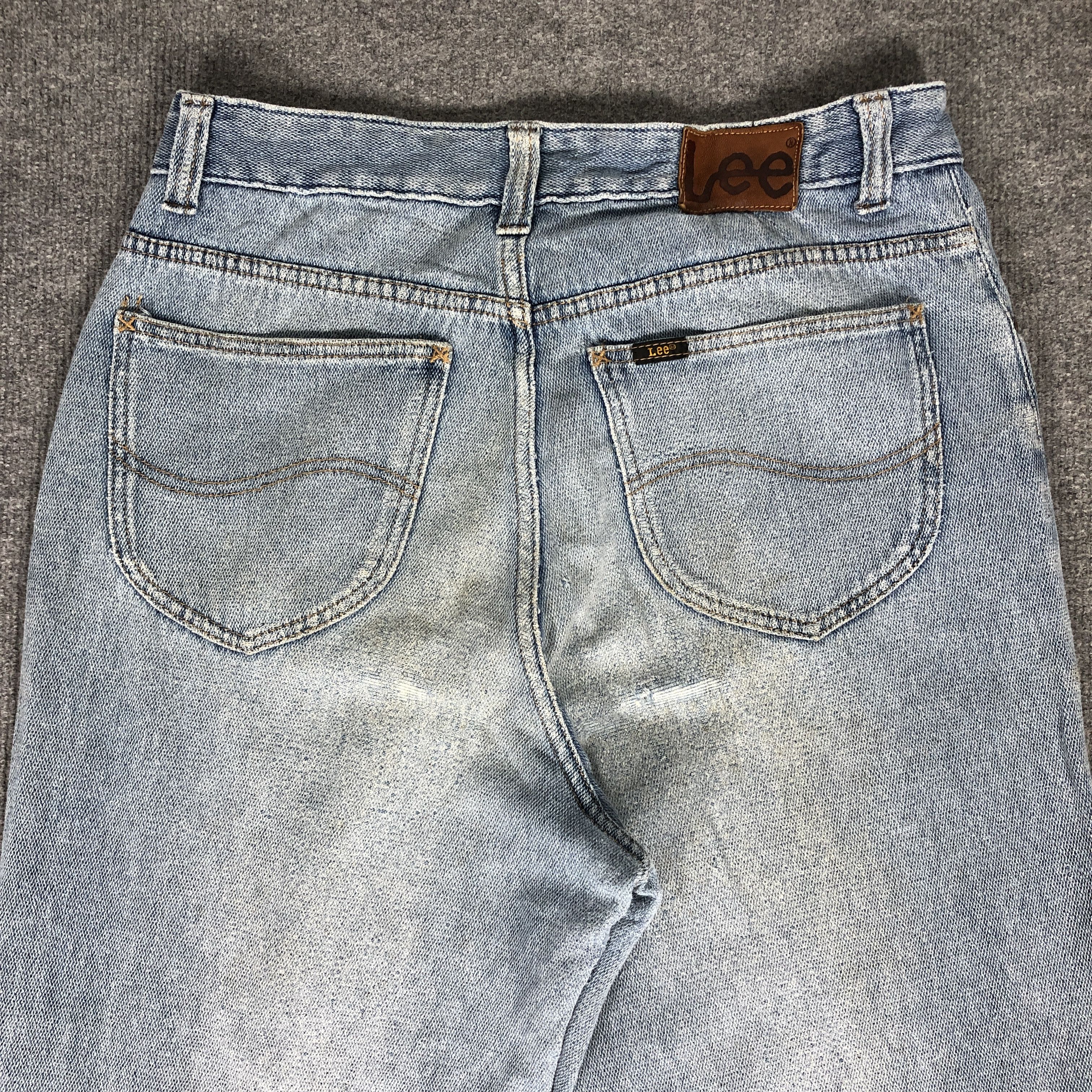 Lee × Vintage Womens Vintage Lee Jeans Distressed L1126W Size 32" / US 10 / IT 46 - 6 Thumbnail