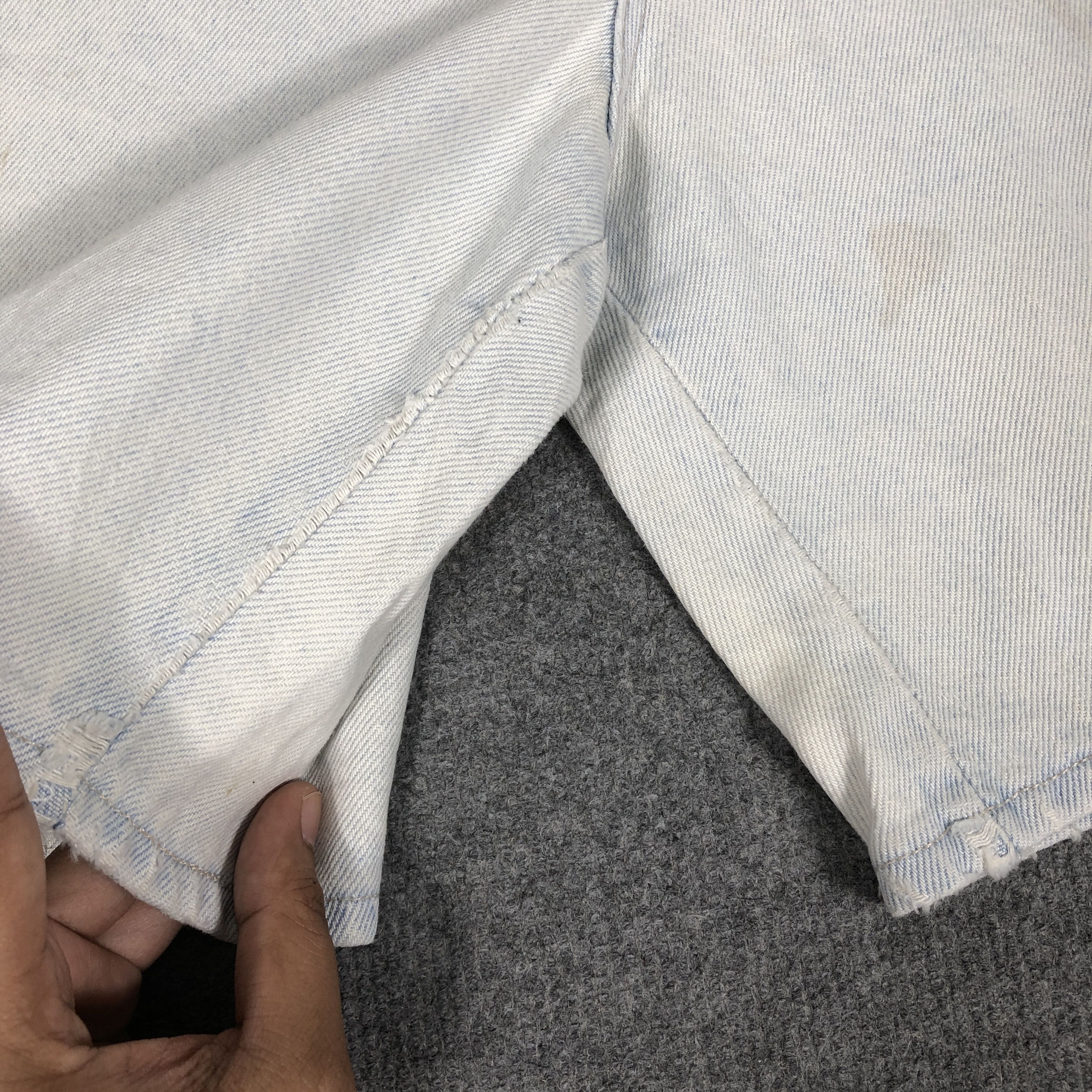 Lee × Vintage Womens 90s Vintage Lee Jeans Short Pants Dirty L1124W Size 36" / US 14 / IT 50 - 3 Thumbnail