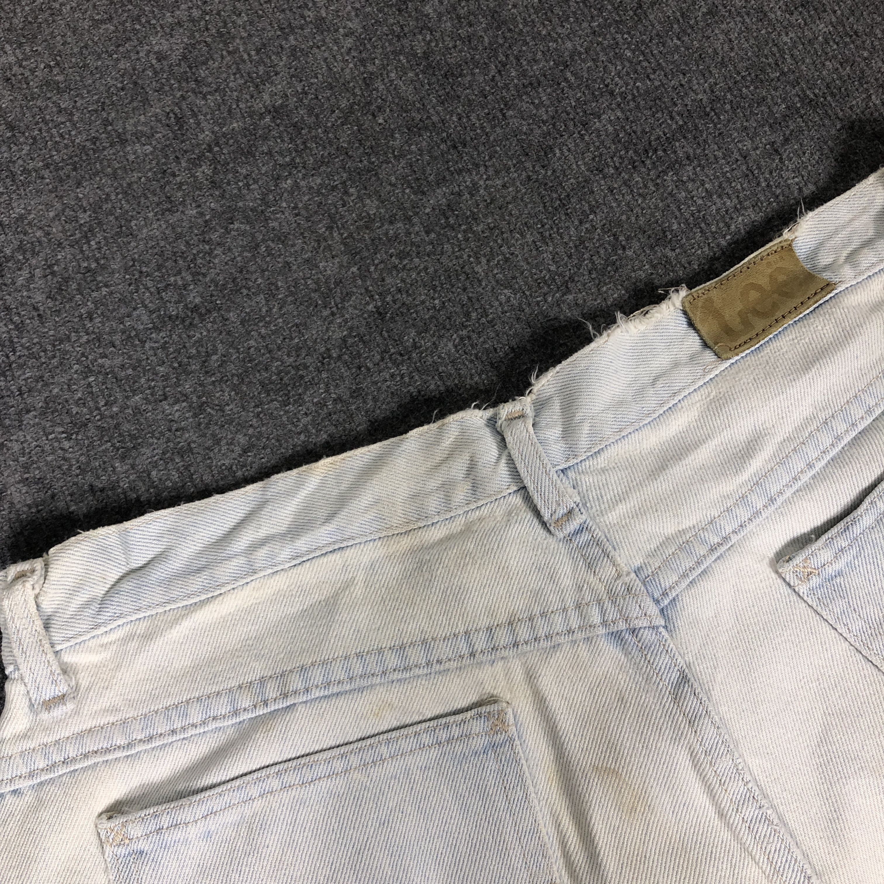 Lee × Vintage Womens 90s Vintage Lee Jeans Short Pants Dirty L1124W Size 36" / US 14 / IT 50 - 4 Thumbnail