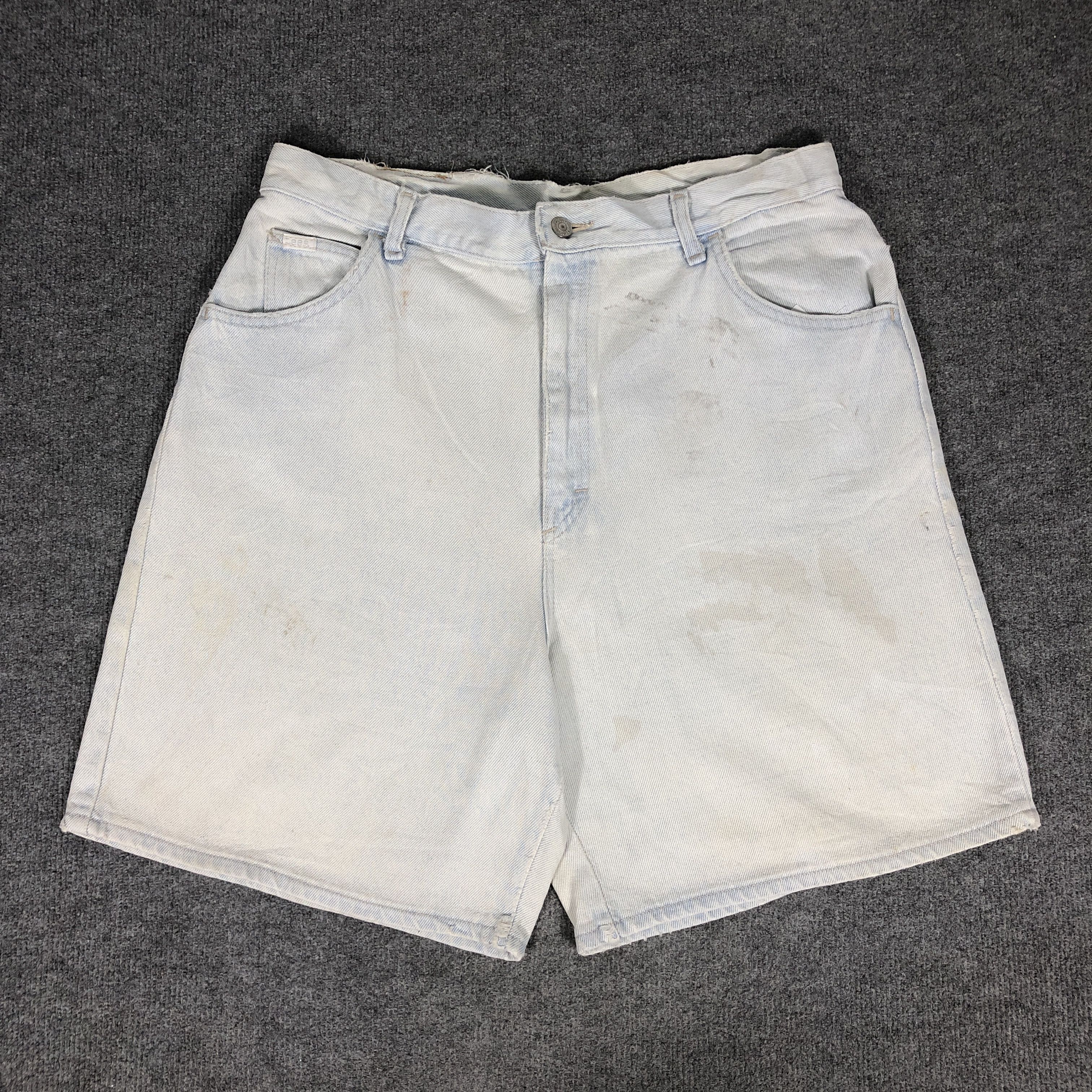 Lee × Vintage Womens 90s Vintage Lee Jeans Short Pants Dirty L1124W Size 36" / US 14 / IT 50 - 1 Thumbnail