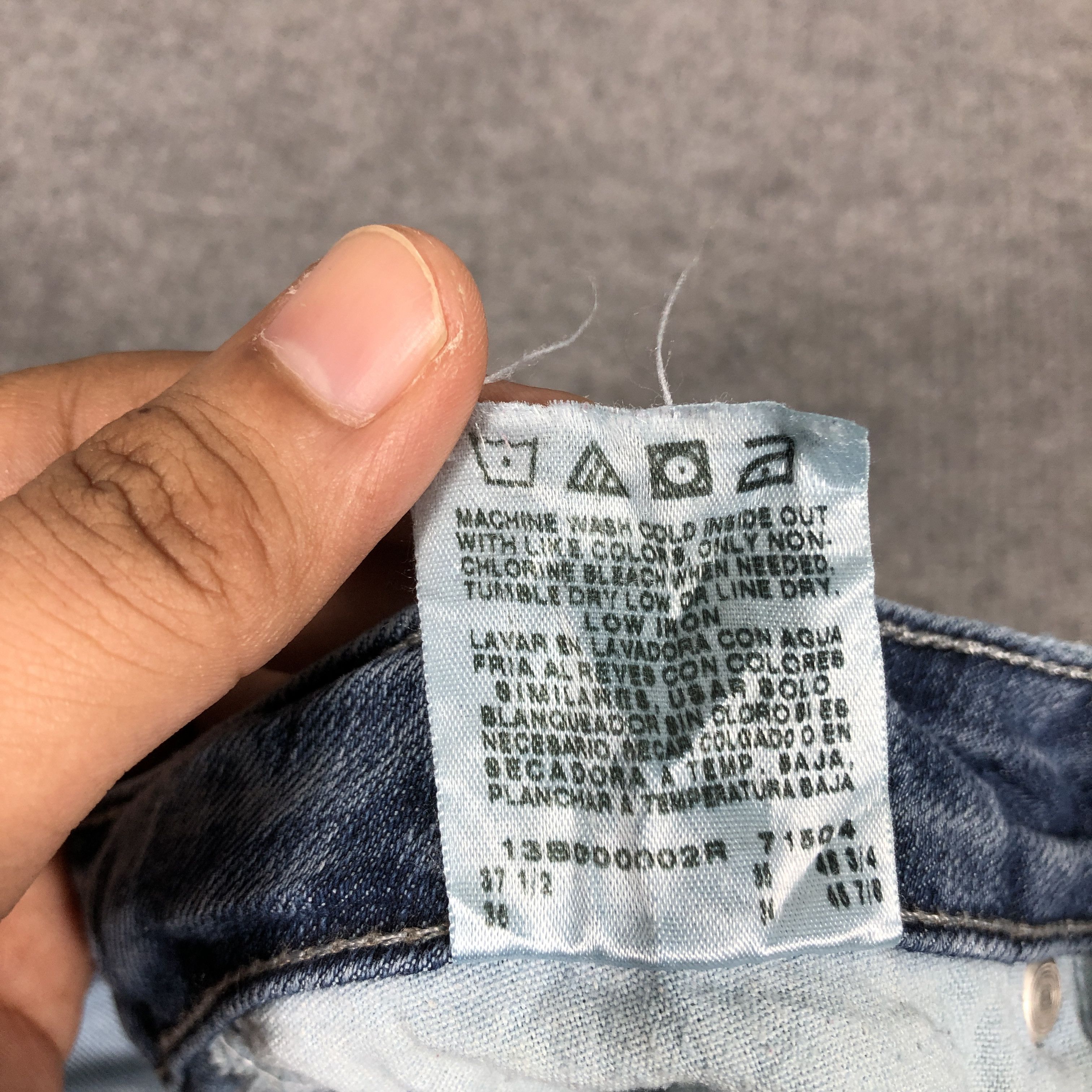 Lee × Vintage Womens Vintage Lee Riders Jeans L1123W Size 35" - 9 Thumbnail