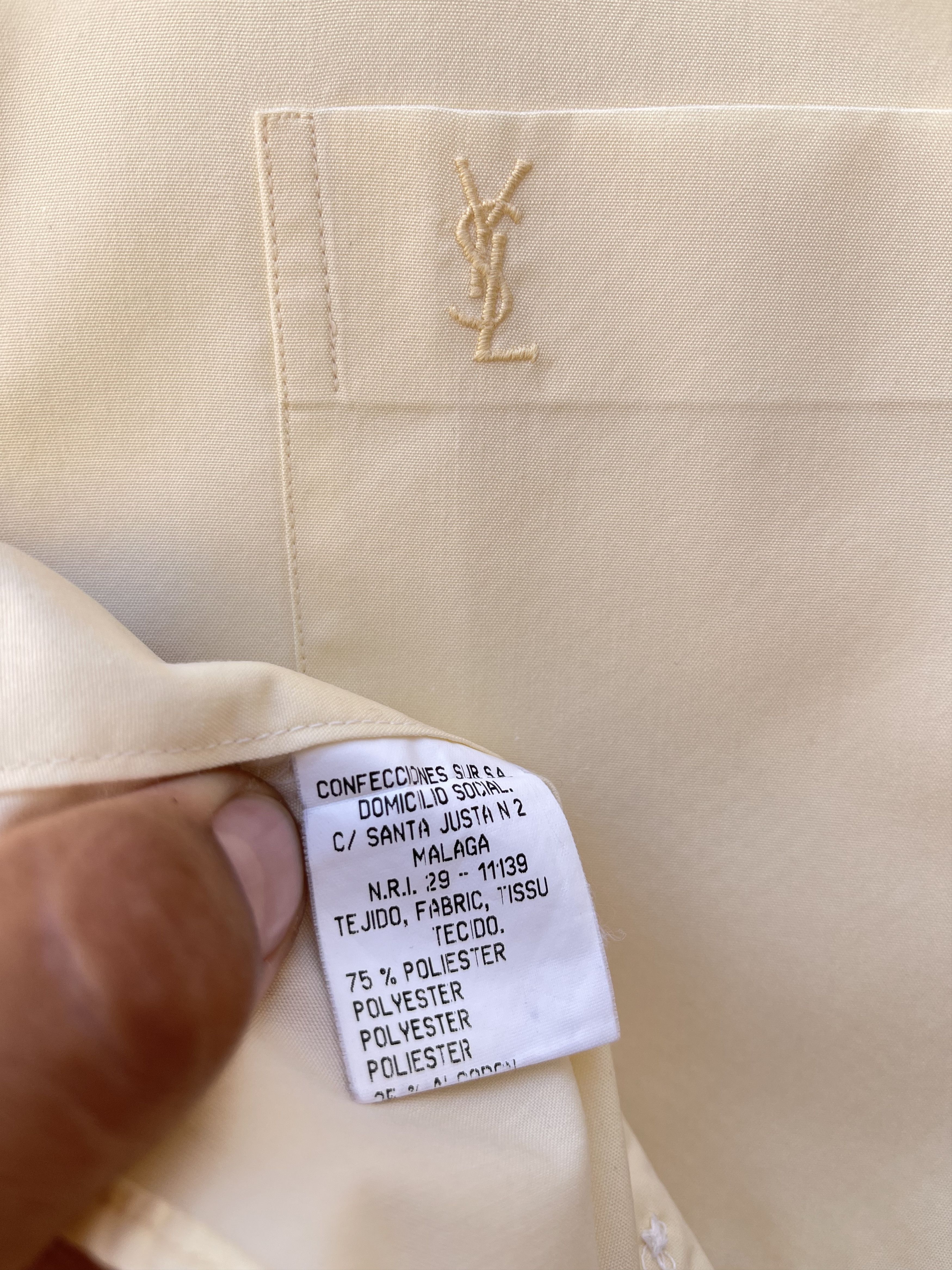 Yves Saint Laurent 🔥 summer Ysl vintage Yves saint Laurent short sleeve xl Size US XL / EU 56 / 4 - 6 Thumbnail