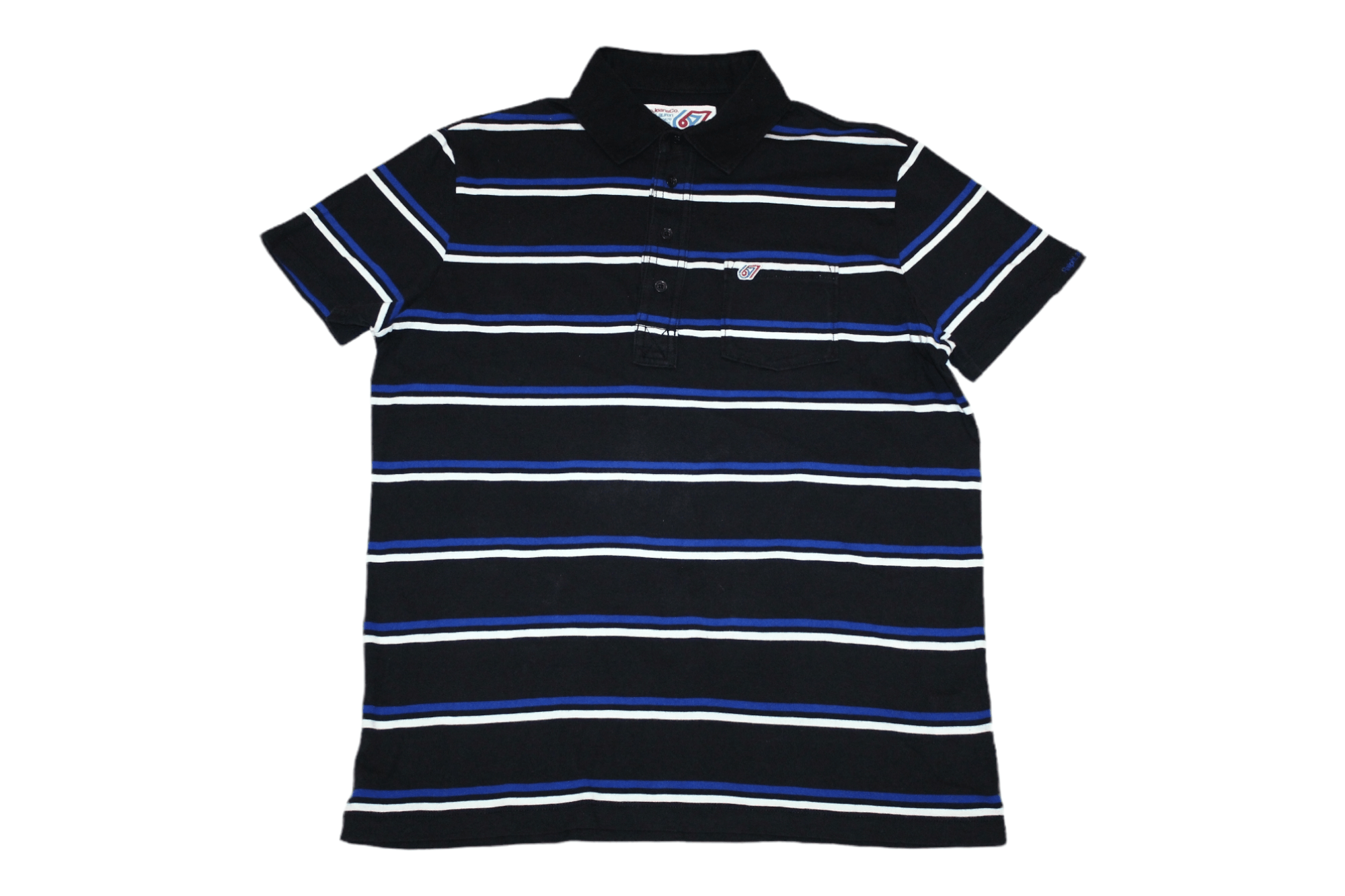 🔥 VTG 🔥 Polo Jeans Co. 67 Striped Polo Shirt
