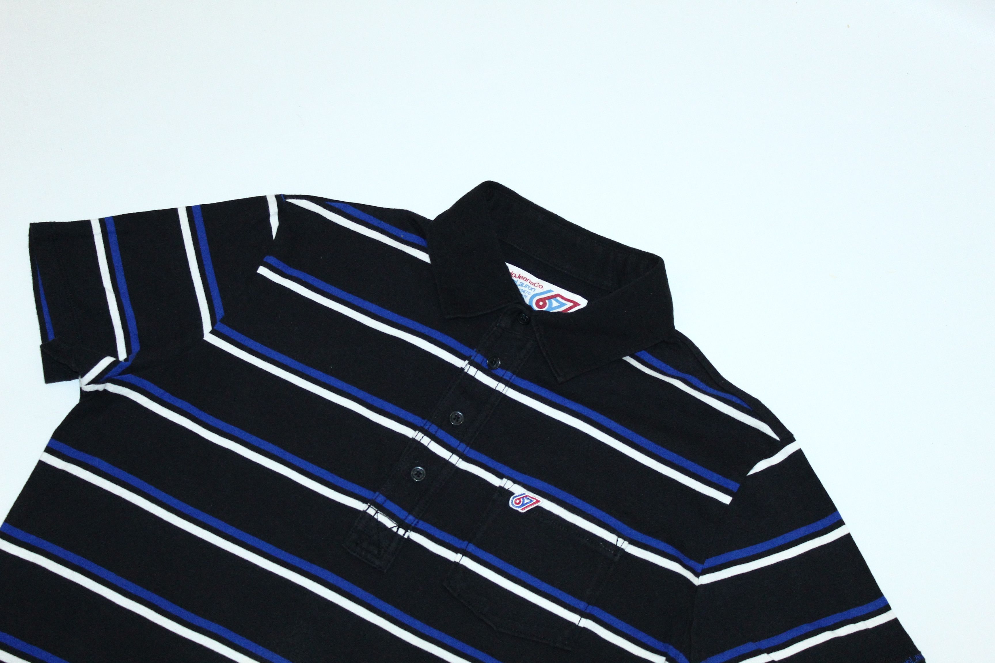 Polo Ralph Lauren 🔥 VTG 🔥 Polo Jeans Co. 67 Striped Polo Shirt Size US M / EU 48-50 / 2 - 3 Thumbnail