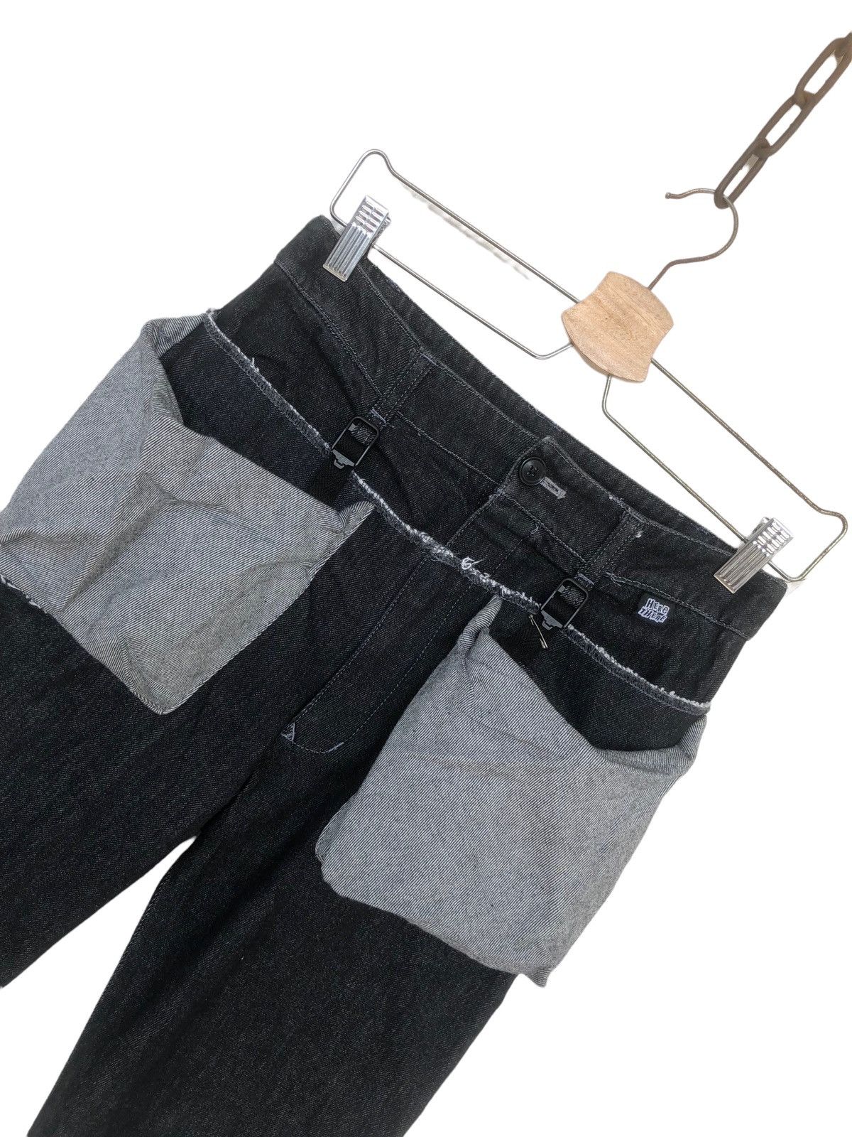 Hysteric Glamour SICK🔥90s Here There 🇯🇵 Hybrid Pockets Crop Denim Pants Size US 28 / EU 44 - 4 Thumbnail