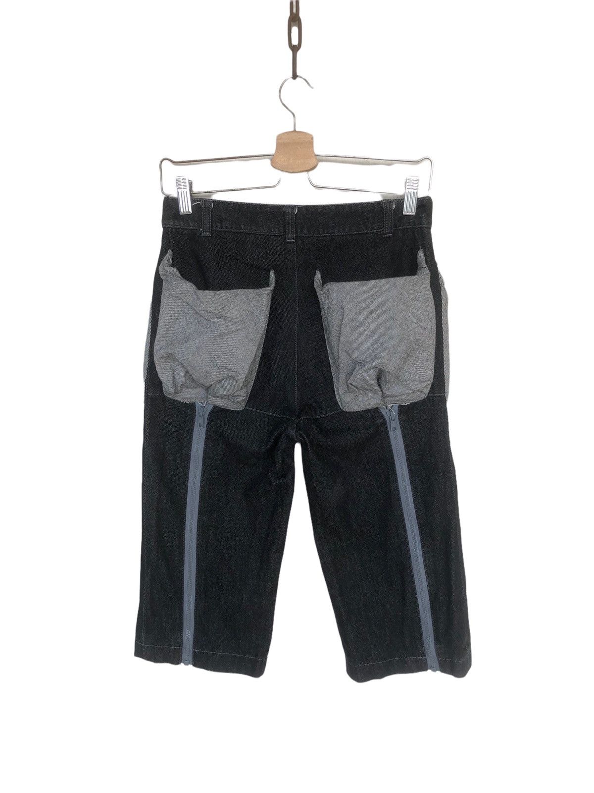 Hysteric Glamour SICK🔥90s Here There 🇯🇵 Hybrid Pockets Crop Denim Pants Size US 28 / EU 44 - 1 Thumbnail