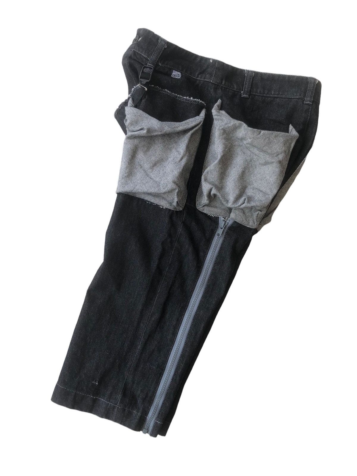 Hysteric Glamour SICK🔥90s Here There 🇯🇵 Hybrid Pockets Crop Denim Pants Size US 28 / EU 44 - 2 Thumbnail
