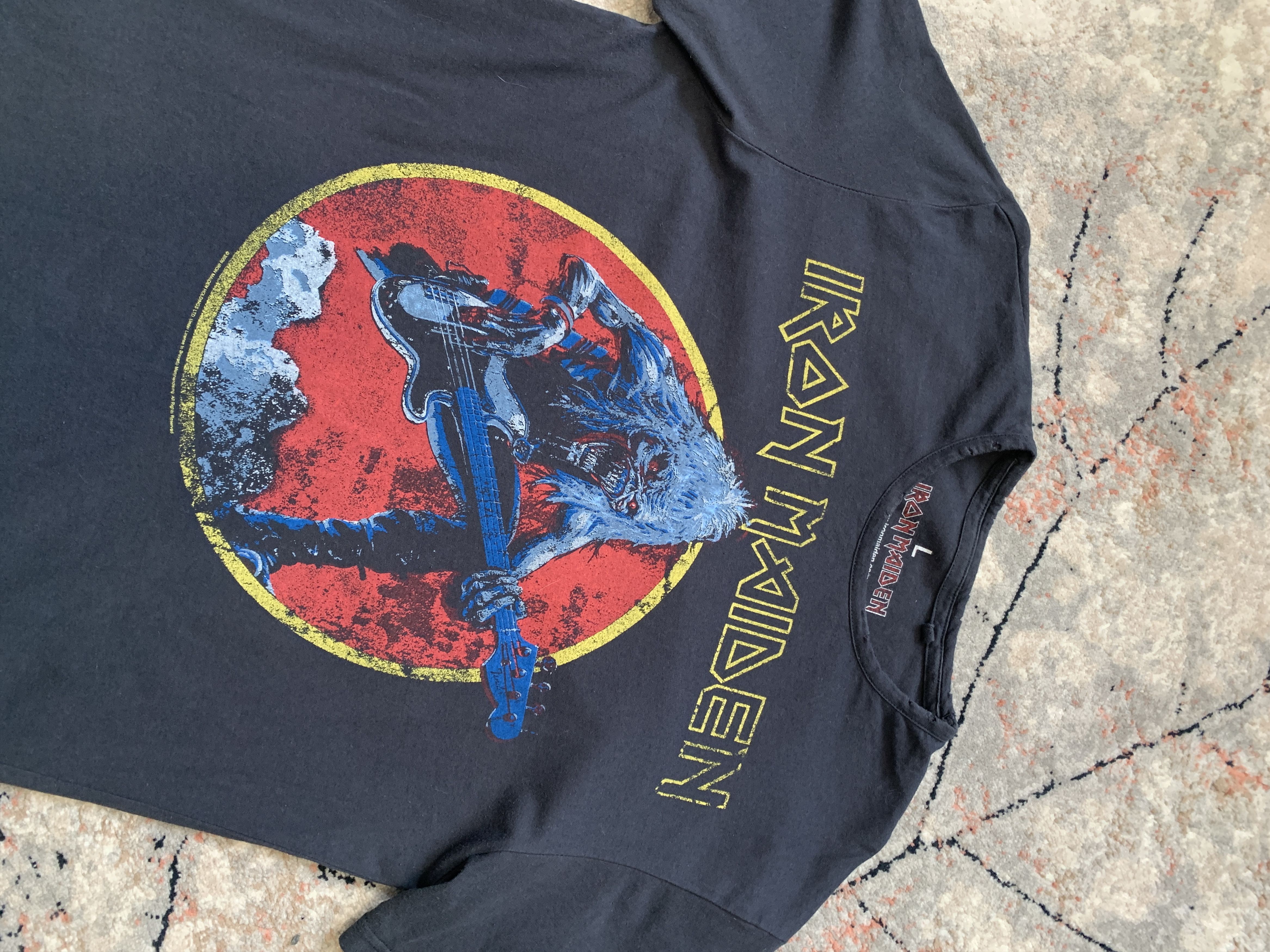 Iron Maiden × Vintage Iron Maiden Vintage 2009 T-Shirt Size US L / EU 52-54 / 3 - 3 Thumbnail