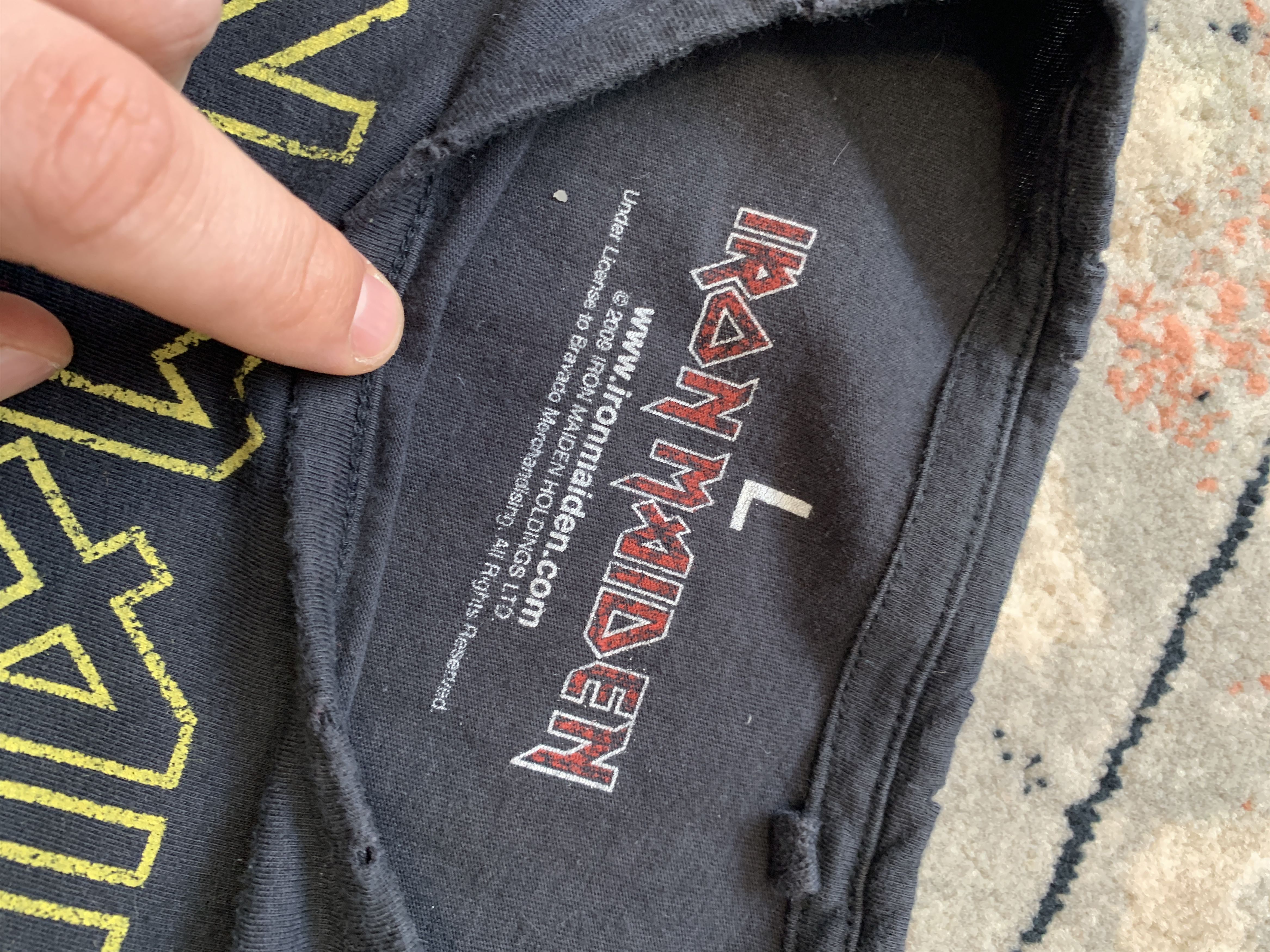 Iron Maiden × Vintage Iron Maiden Vintage 2009 T-Shirt Size US L / EU 52-54 / 3 - 7 Thumbnail