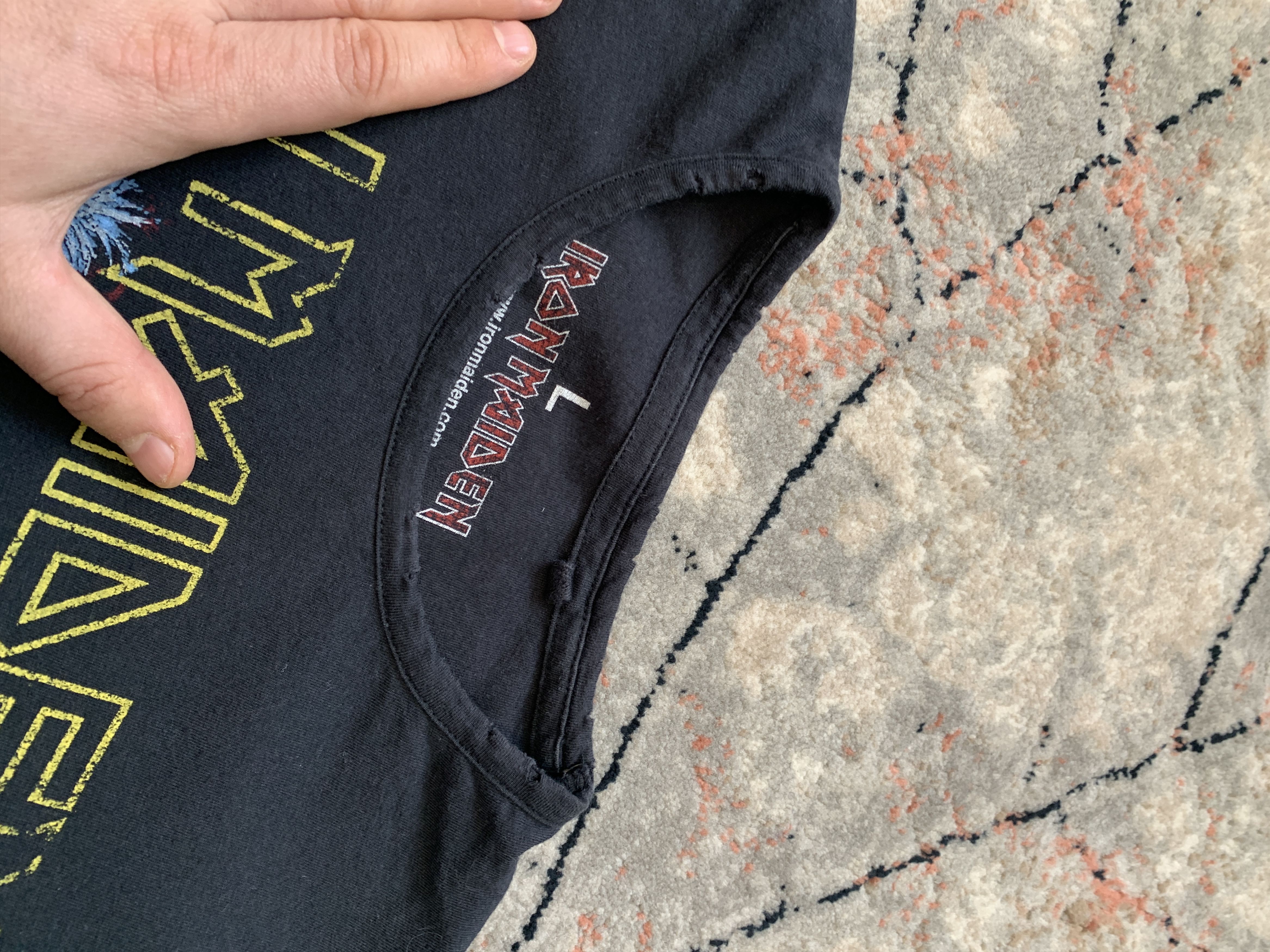 Iron Maiden × Vintage Iron Maiden Vintage 2009 T-Shirt Size US L / EU 52-54 / 3 - 6 Thumbnail