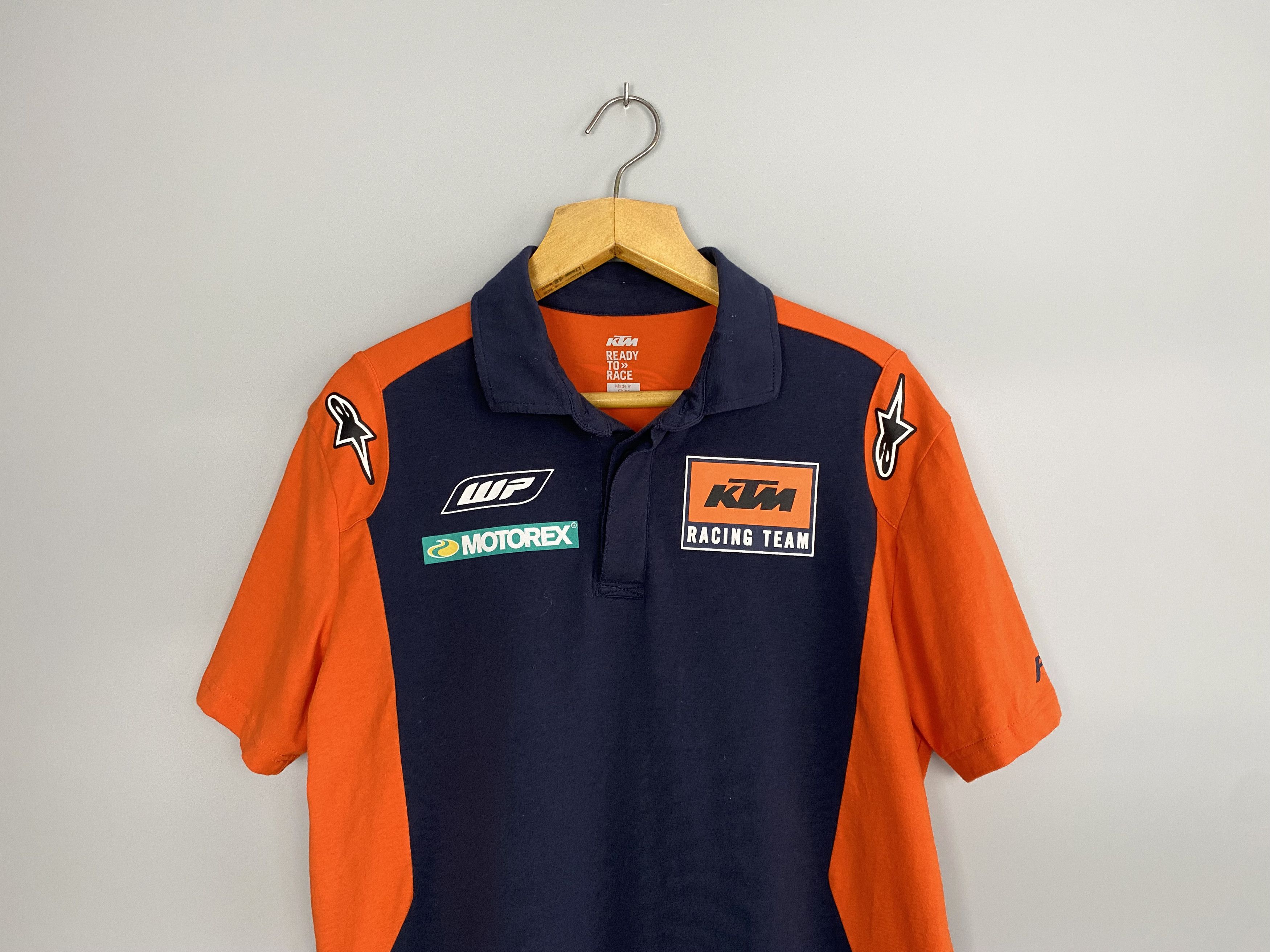 Vintage KTM x Alpinestars Motorbikes Racing Polo Size US M / EU 48-50 / 2 - 4 Thumbnail
