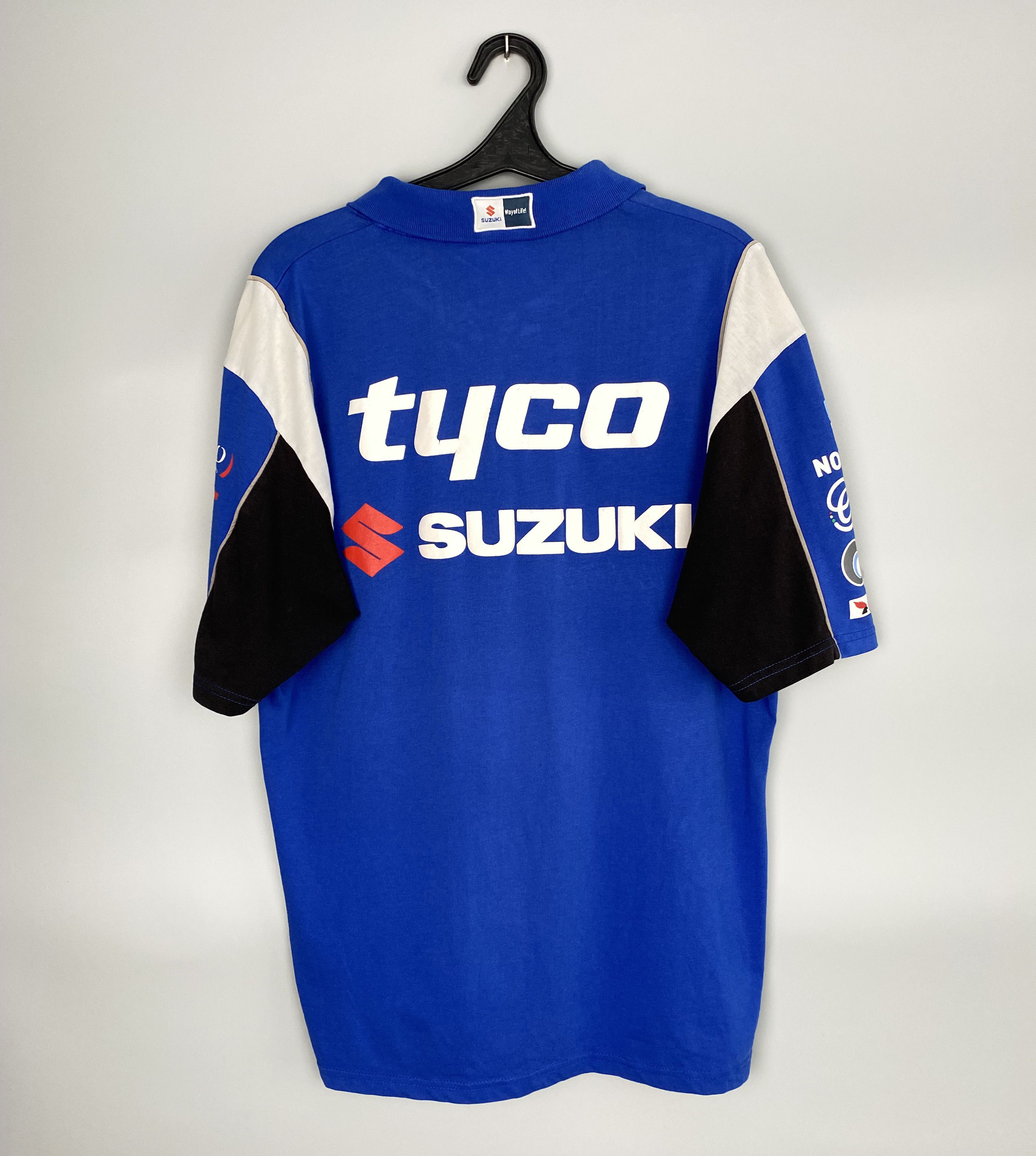 Japanese Brand Vintage SUZUKI Tyco Motorbike Racing Team Size US L / EU 52-54 / 3 - 7 Thumbnail