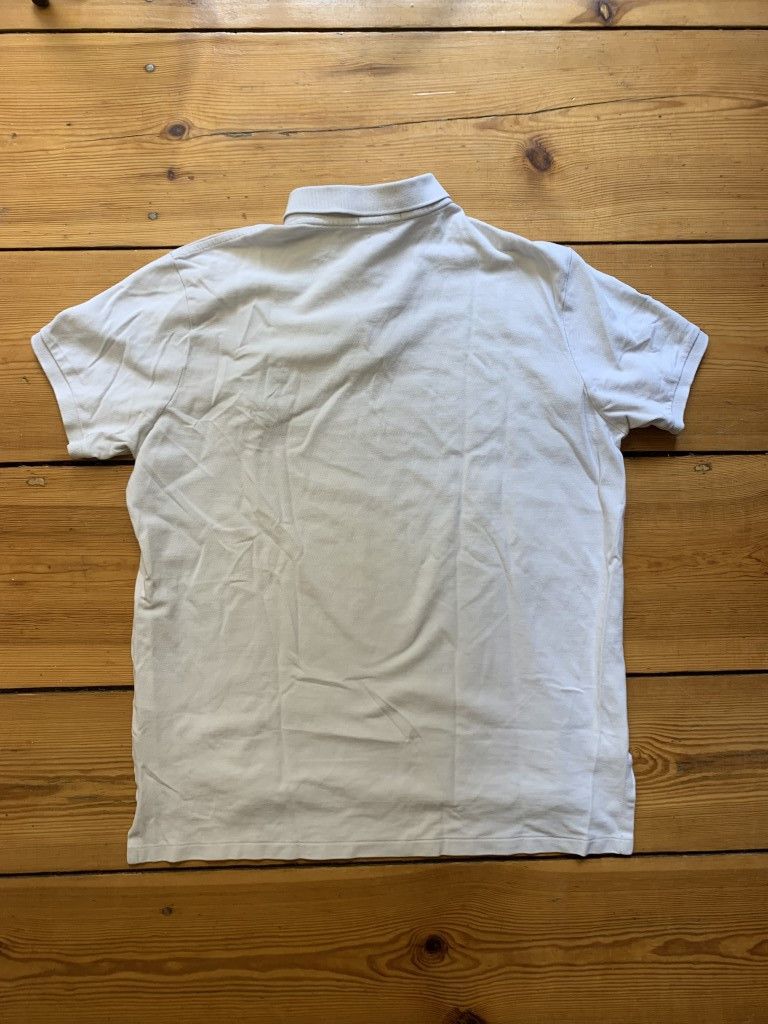 Polo Ralph Lauren × Ralph Lauren × Vintage Vintage Polo Ralph Lauren Big Logo Rugby White Size US XL / EU 56 / 4 - 2 Thumbnail