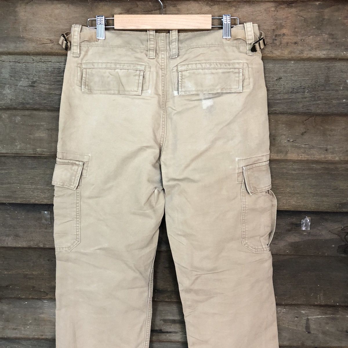 Gap Gap Khakis Brown multi pocket Cargo Pants #4564 Size US 29 - 14 Thumbnail