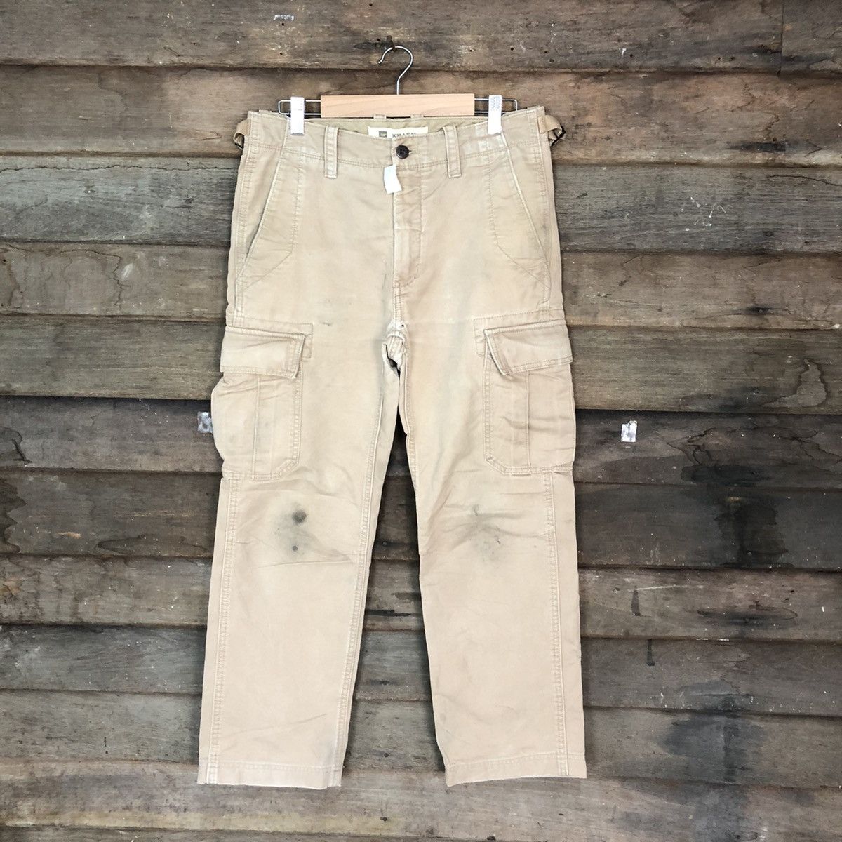 Gap Gap Khakis Brown multi pocket Cargo Pants #4564 Size US 29 - 1 Thumbnail