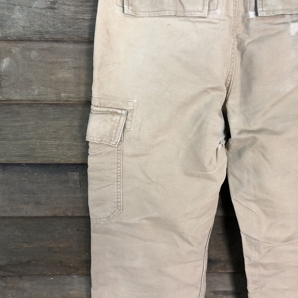 Gap Gap Khakis Brown multi pocket Cargo Pants #4564 Size US 29 - 18 Thumbnail