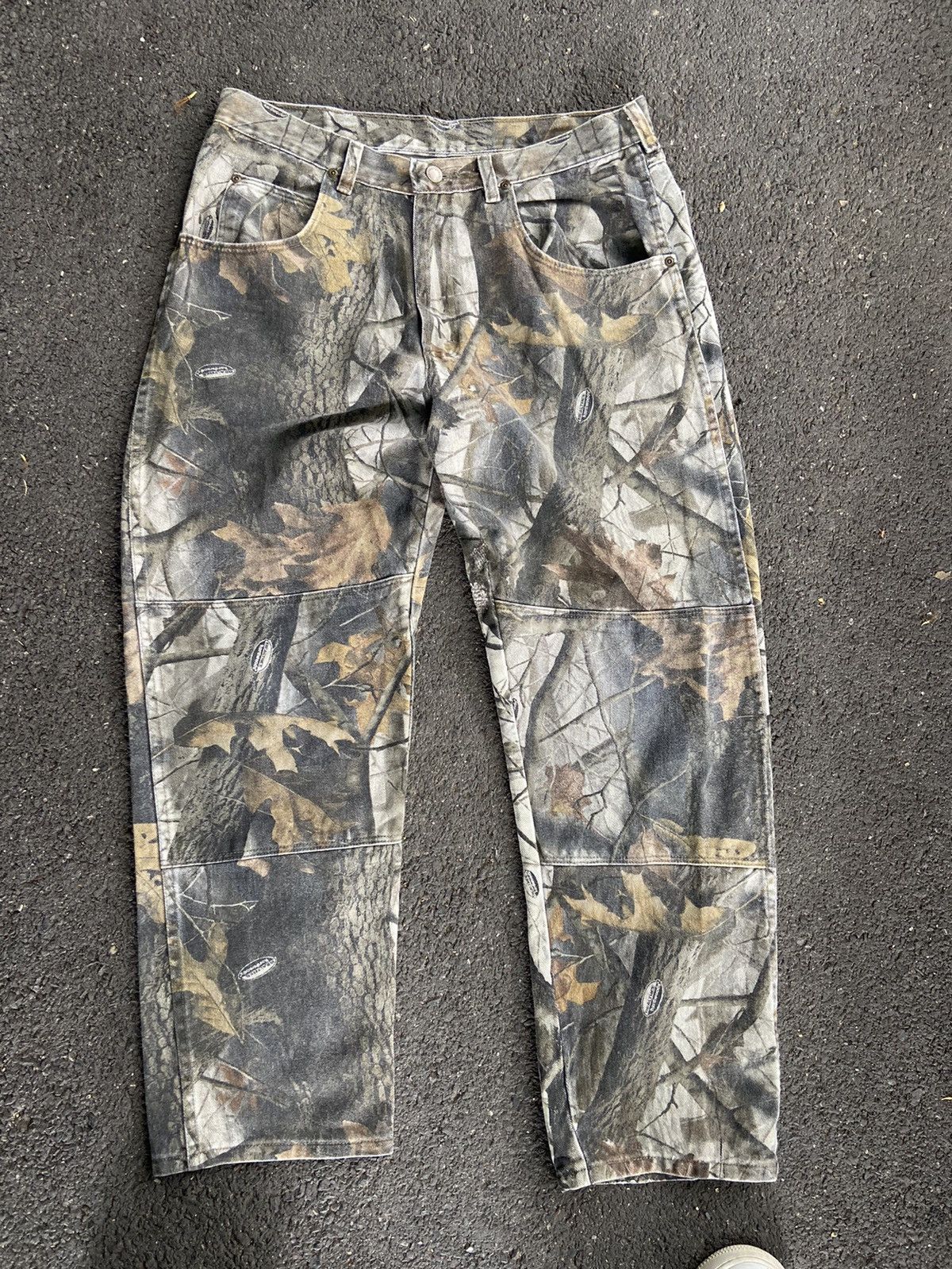 Camo × Streetwear × Vintage FADED REALTREE CAMO Double Knee