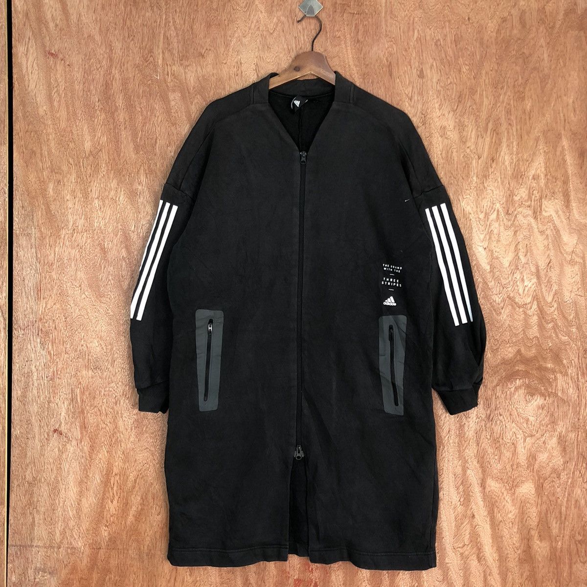 Adidas Adidas Black Long sweater #H324 Size US L / EU 52-54 / 3 - 1 Thumbnail