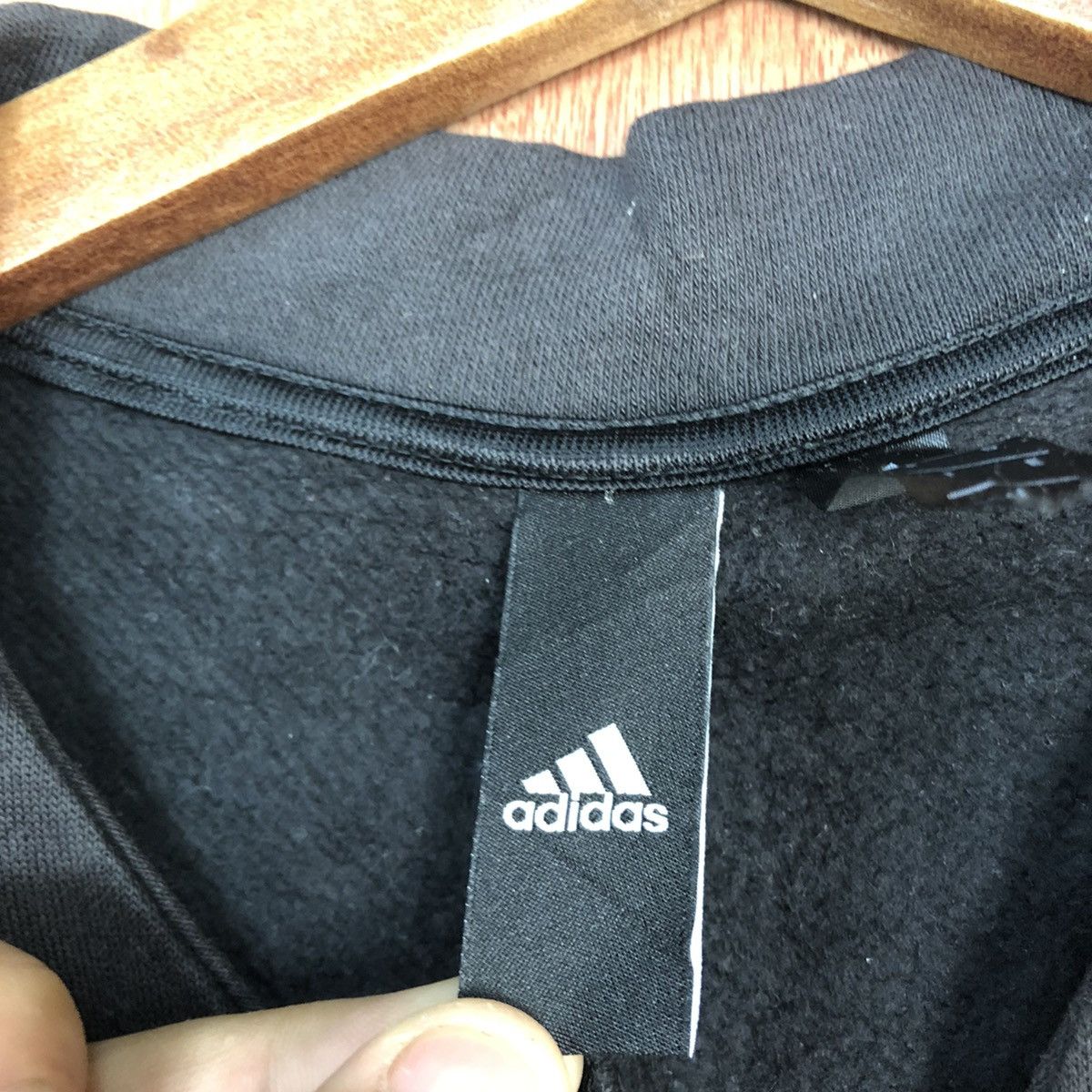 Adidas Adidas Black Long sweater #H324 Size US L / EU 52-54 / 3 - 10 Thumbnail