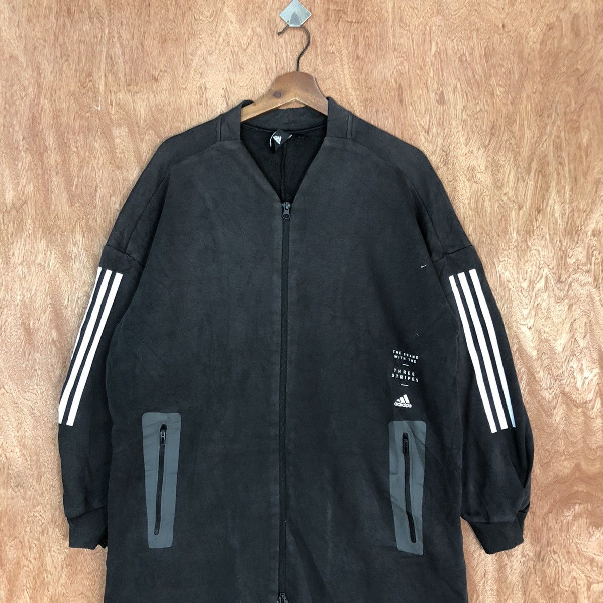 Adidas Adidas Black Long sweater #H324 Size US L / EU 52-54 / 3 - 3 Thumbnail