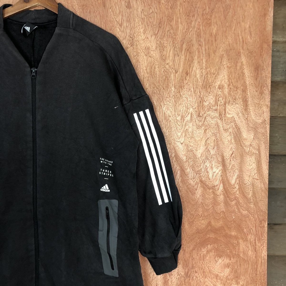 Adidas Adidas Black Long sweater #H324 Size US L / EU 52-54 / 3 - 6 Thumbnail