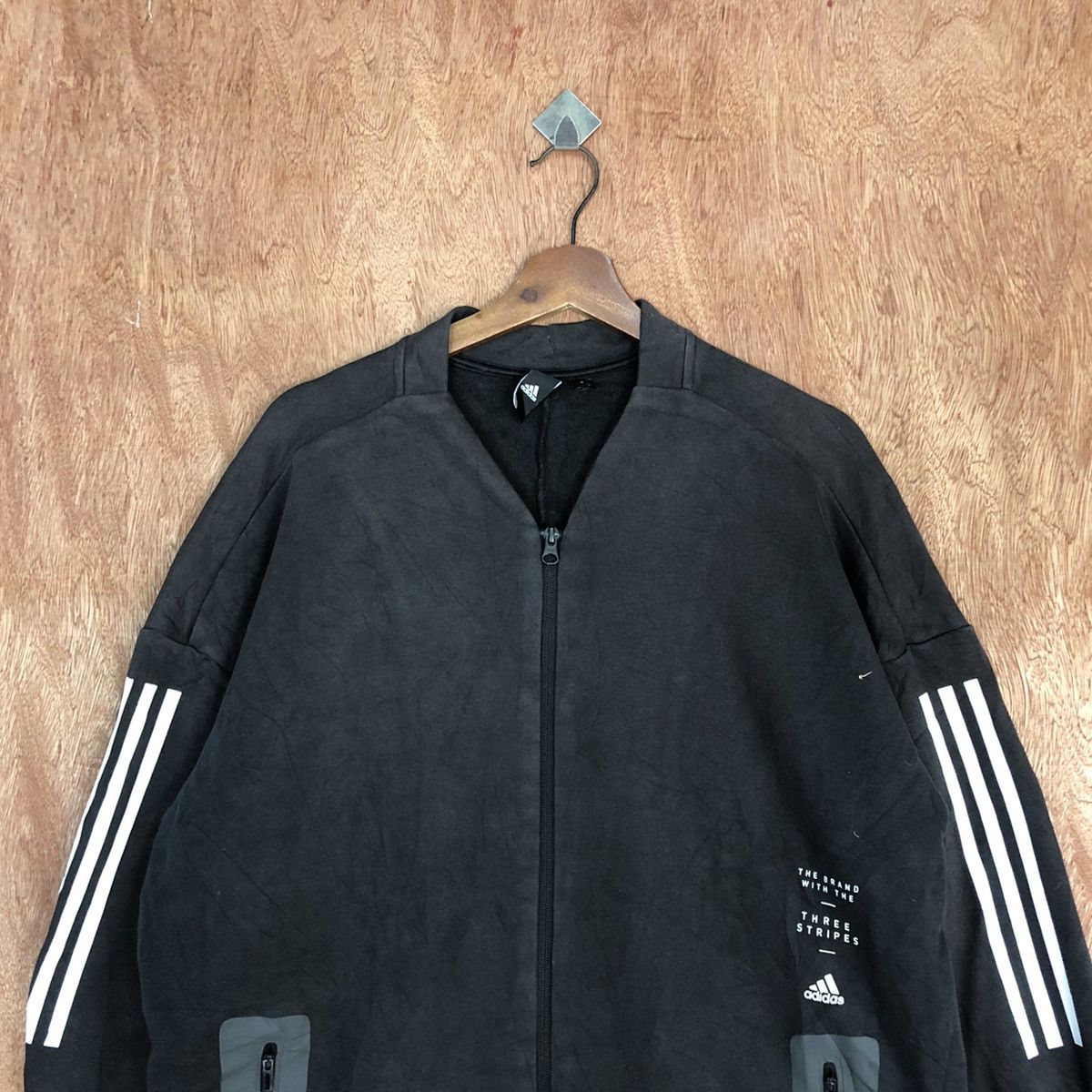 Adidas Adidas Black Long sweater #H324 Size US L / EU 52-54 / 3 - 2 Thumbnail