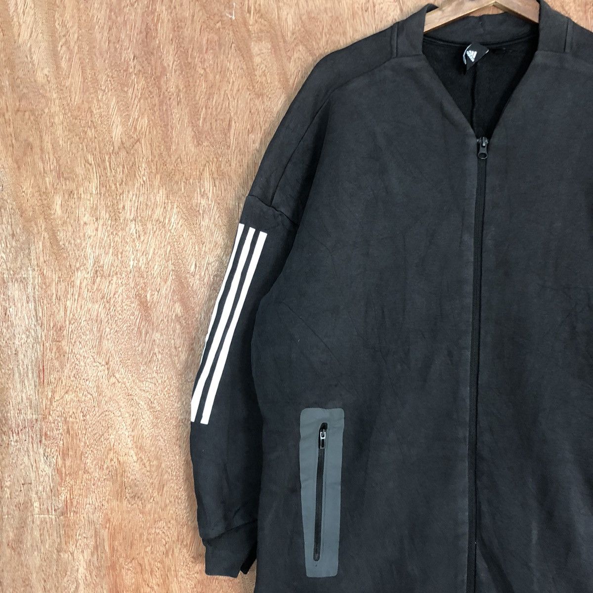 Adidas Adidas Black Long sweater #H324 Size US L / EU 52-54 / 3 - 8 Thumbnail