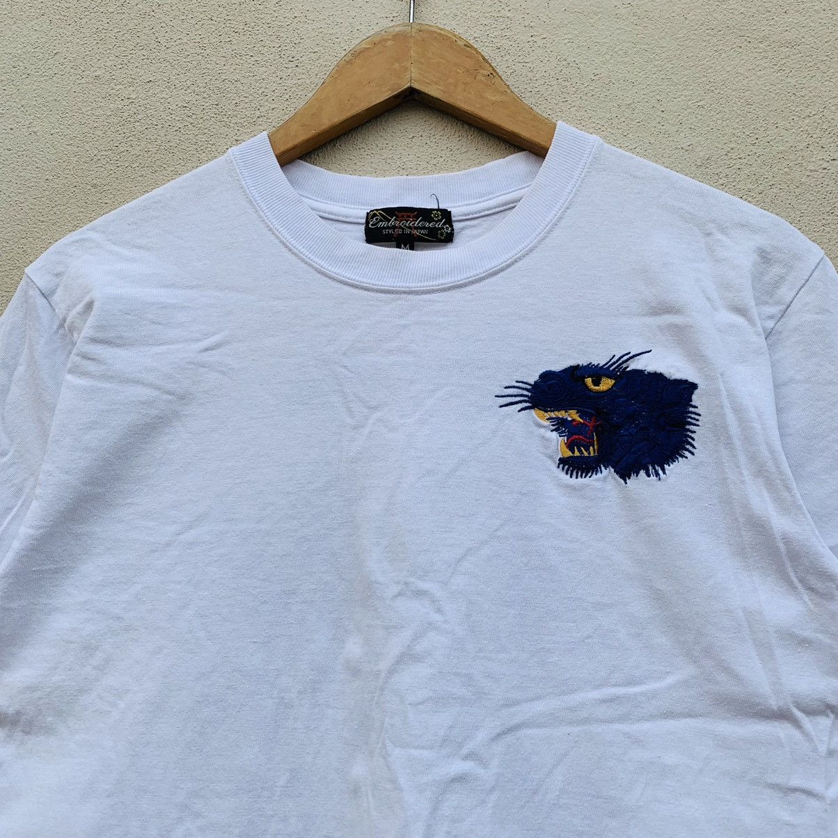 Japanese Brand × Vintage Vintage SUKAJAN BLUE TIGER EMBROIDERED T-shirt Size US M / EU 48-50 / 2 - 7 Thumbnail