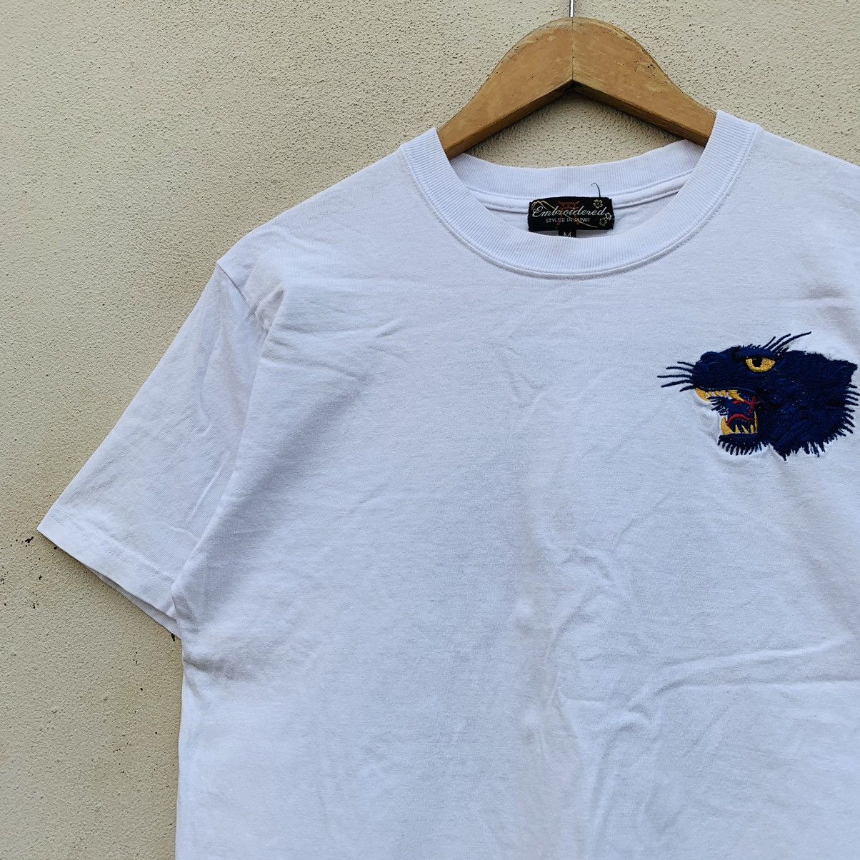 Japanese Brand × Vintage Vintage SUKAJAN BLUE TIGER EMBROIDERED T-shirt Size US M / EU 48-50 / 2 - 9 Thumbnail
