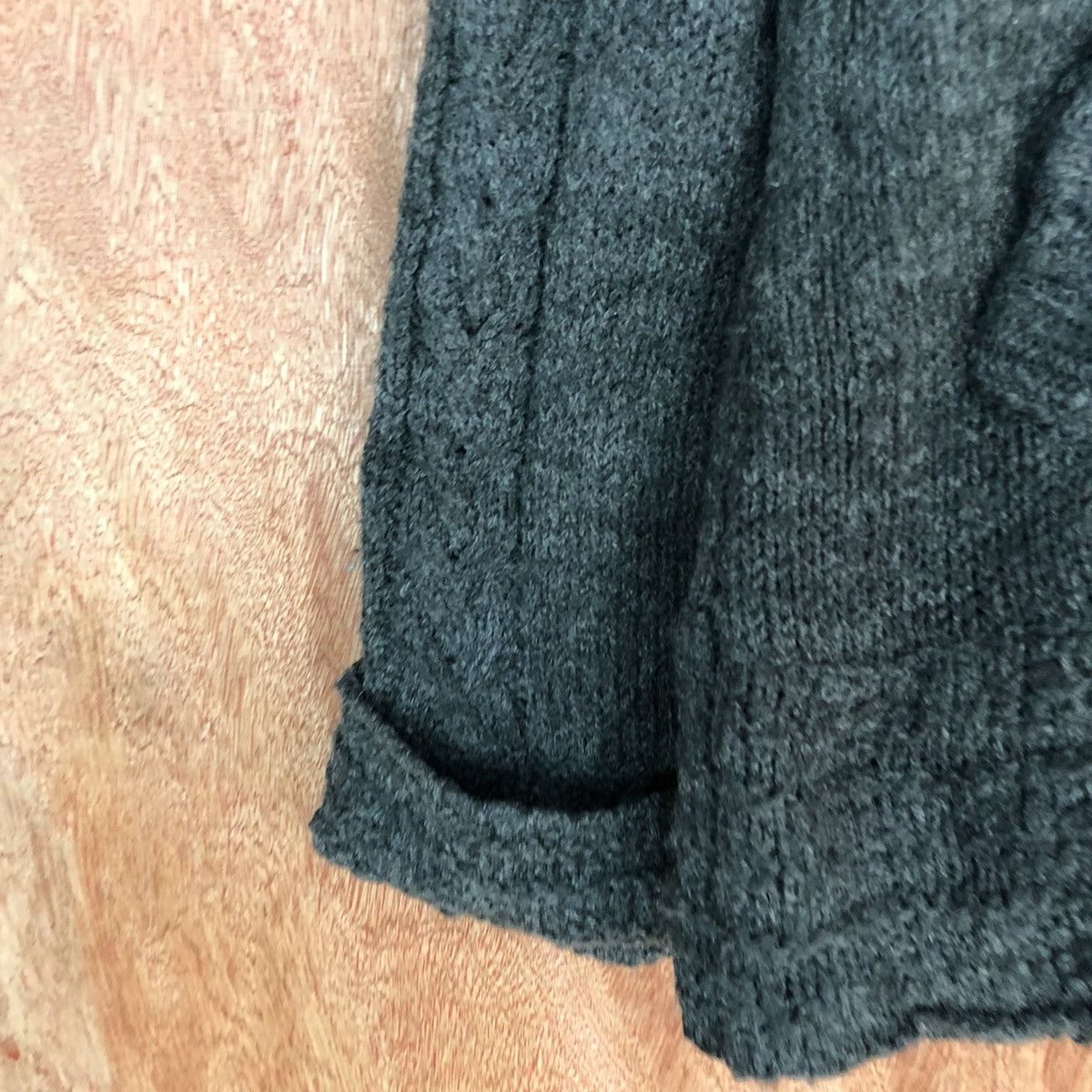 Homespun Knitwear Super Hakka Grey Knitwear cardigan japan #H309 Size US M / EU 48-50 / 2 - 6 Thumbnail