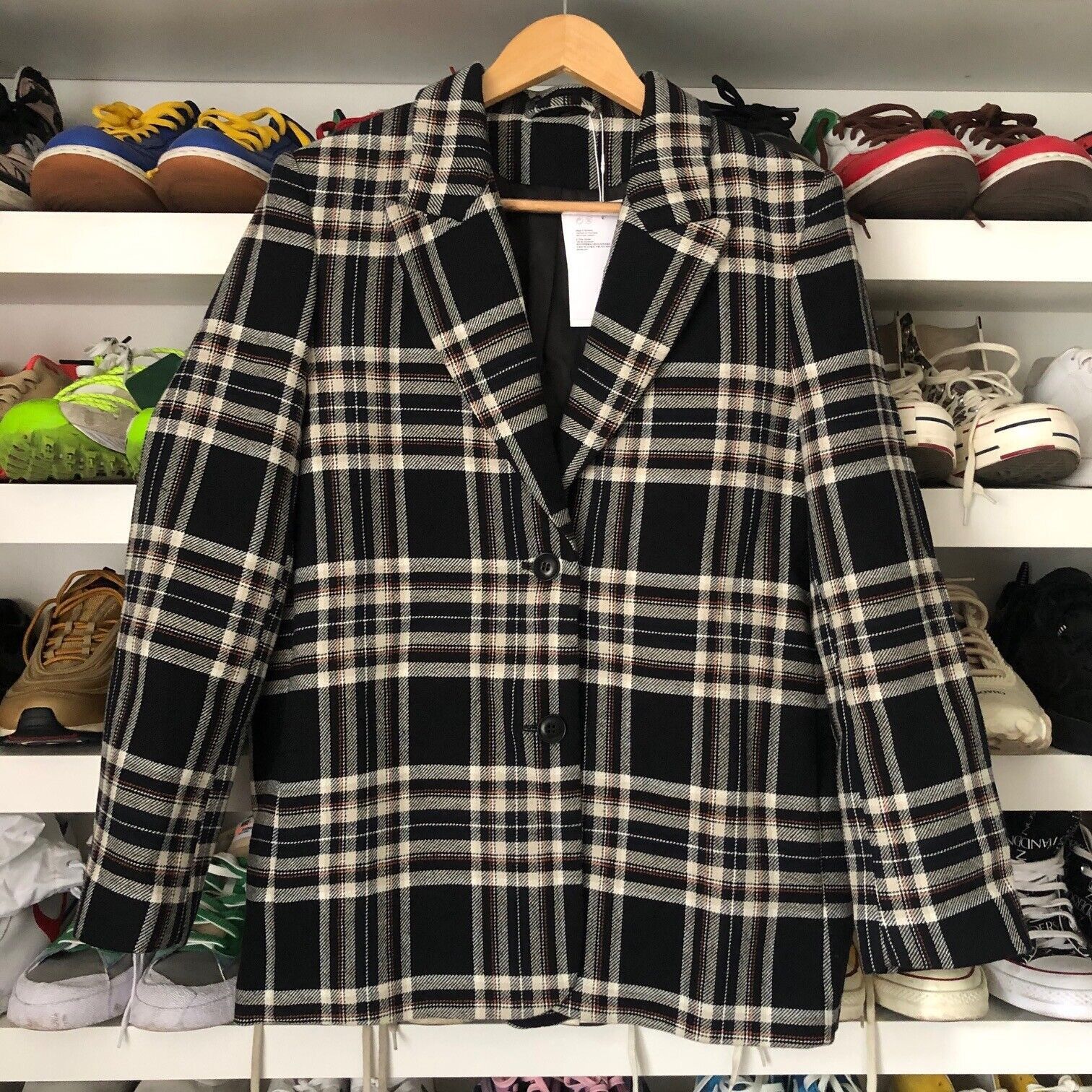 & Other Stories & OTHER STORIES Cotton Blend Plaid Blazer Size S / US 4 / IT 40 - 1 Thumbnail